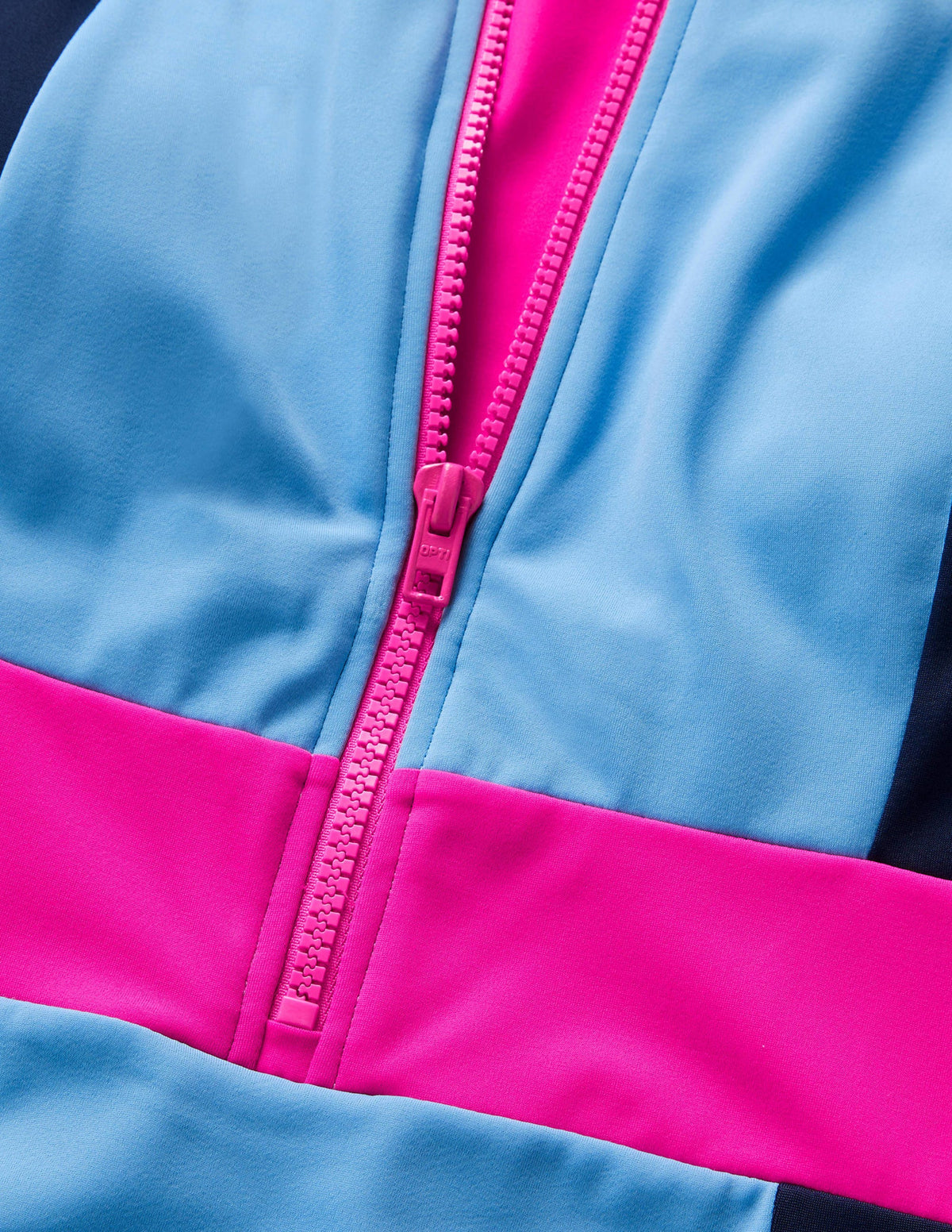 Maillot de bain Capri zippé à manches longues-Colourblock horizon-6