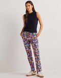 Richmond 7/8-Hose-Navy, Hübsches Paradiesmuster