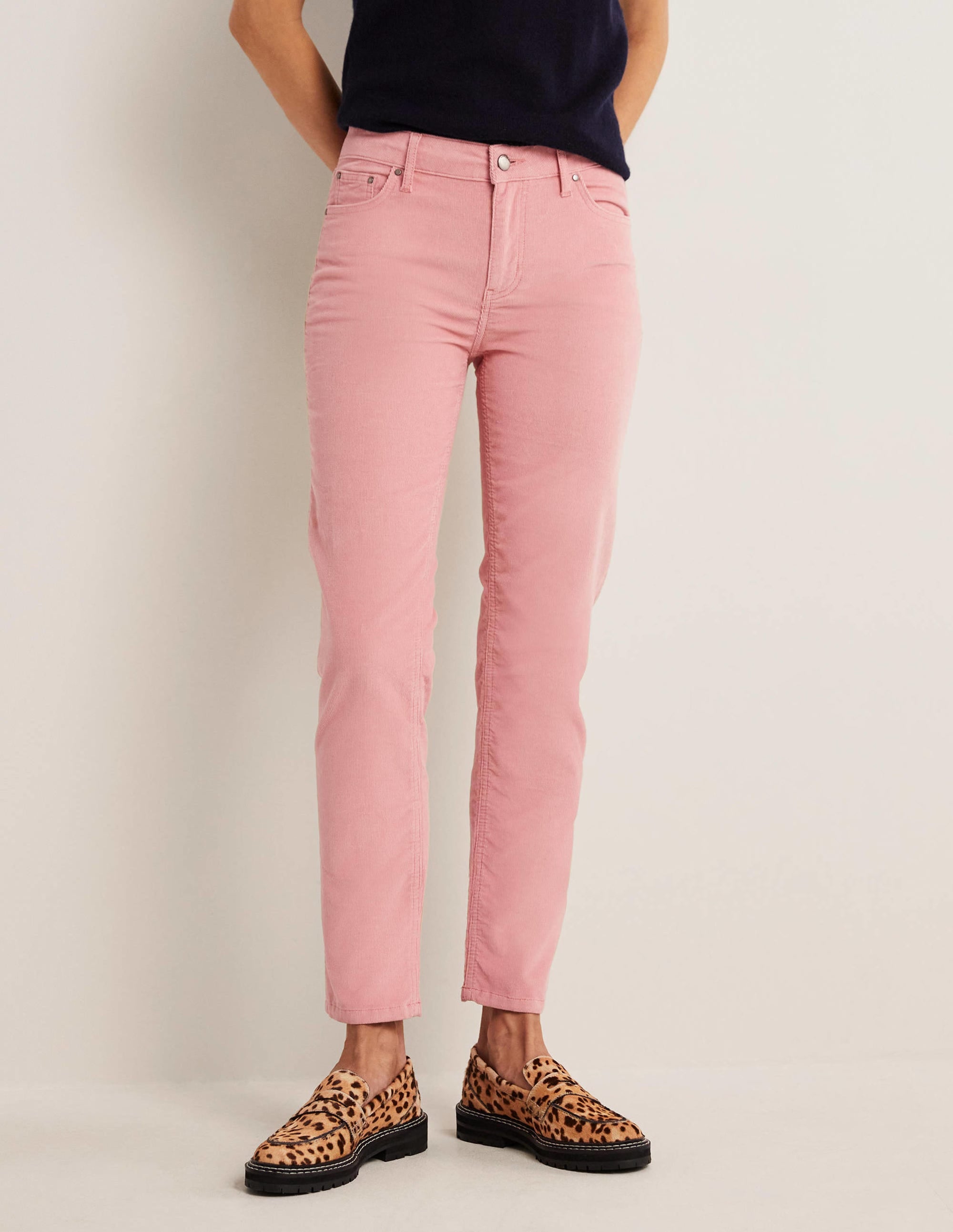 Schmale Cord-Jeans mit geradem Bein-Mandelblütenrosa - Image 4