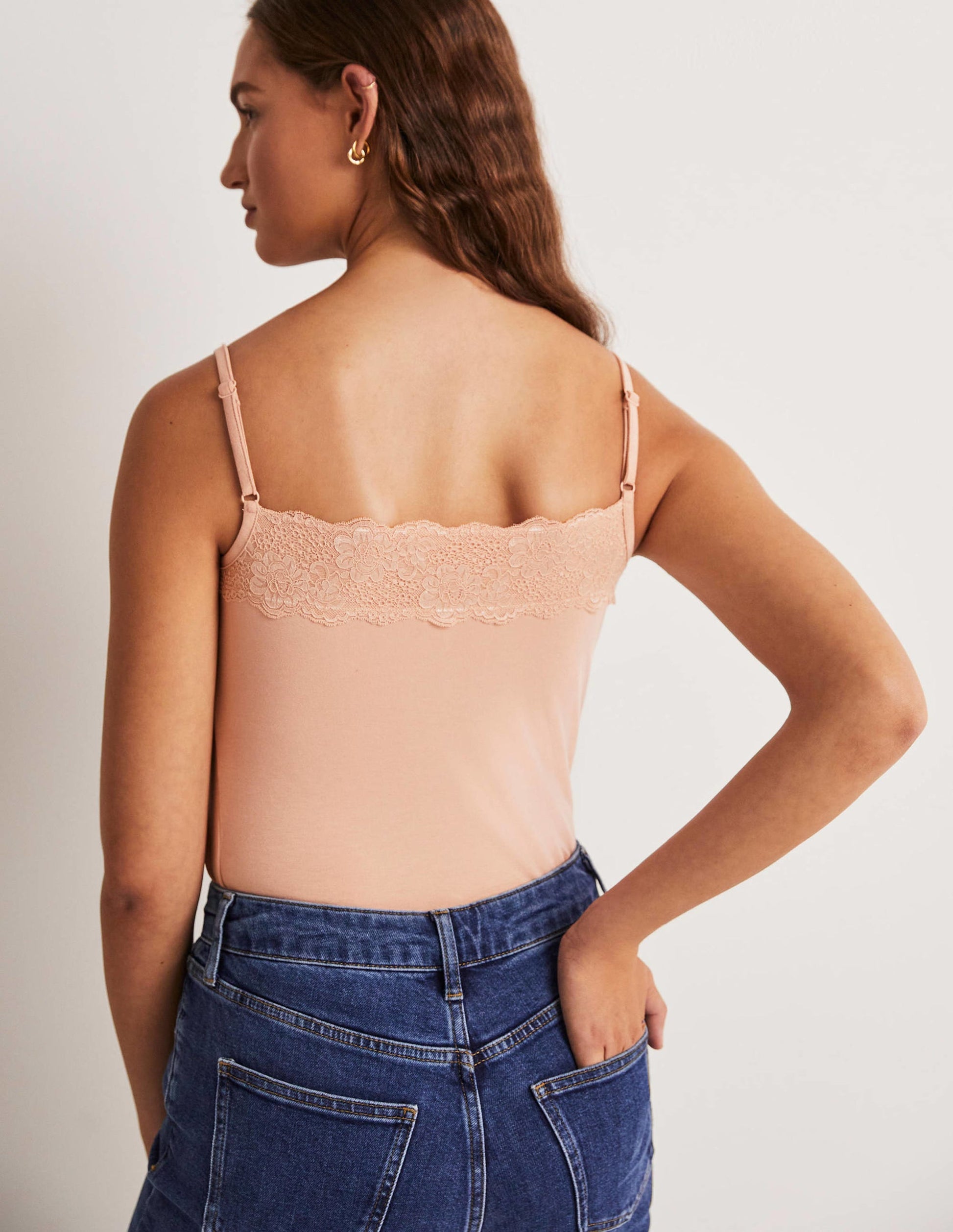 Lace Cami Top-Light Beige-5