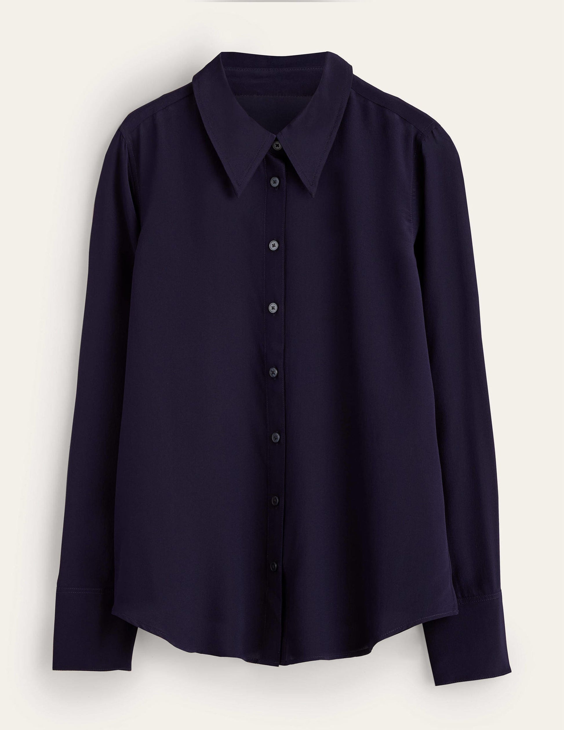 Silk Shirt-Navy-6