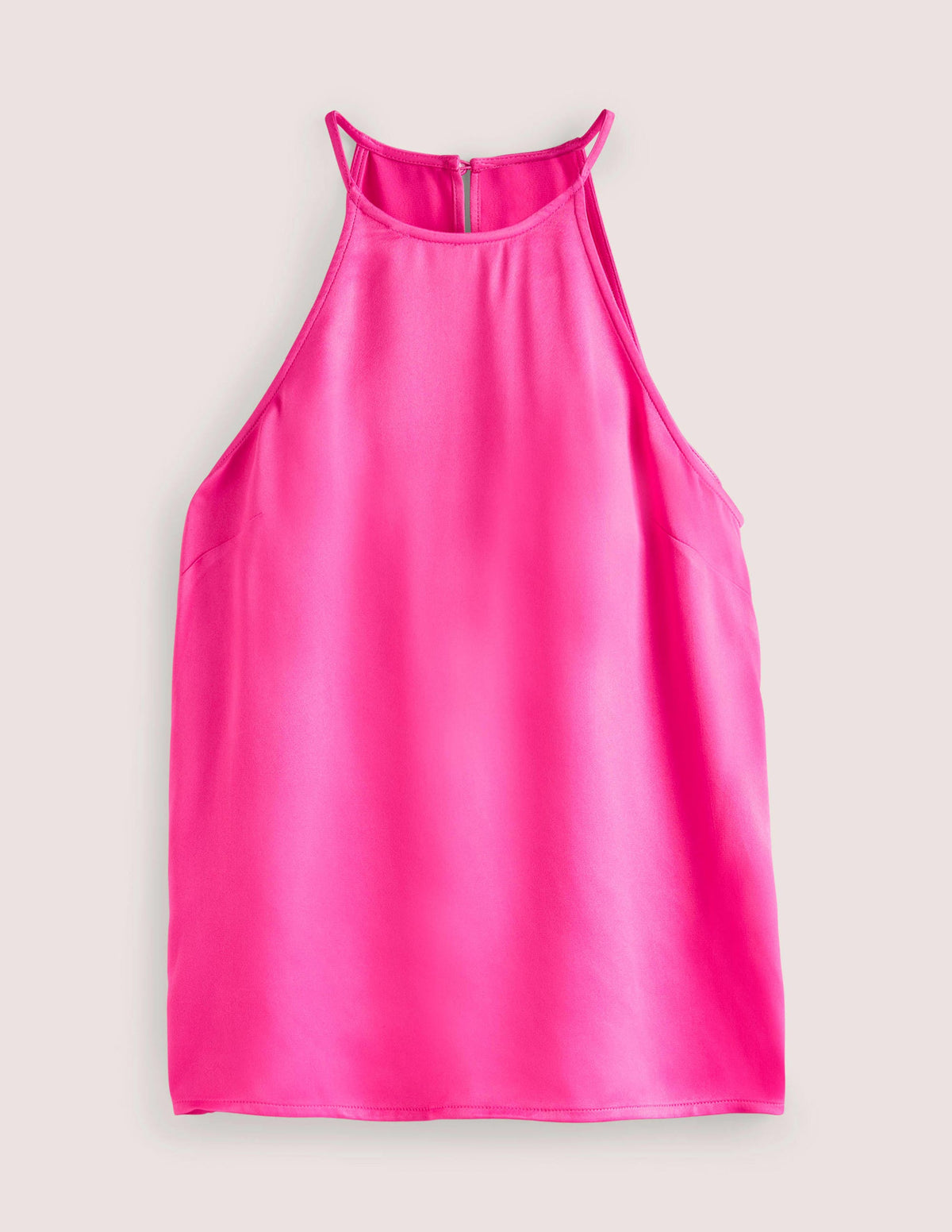 Neckholder-Top aus Satin-Wassermelonenrosa - Image 6