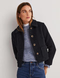 Rye Cropped Jacket-Navy