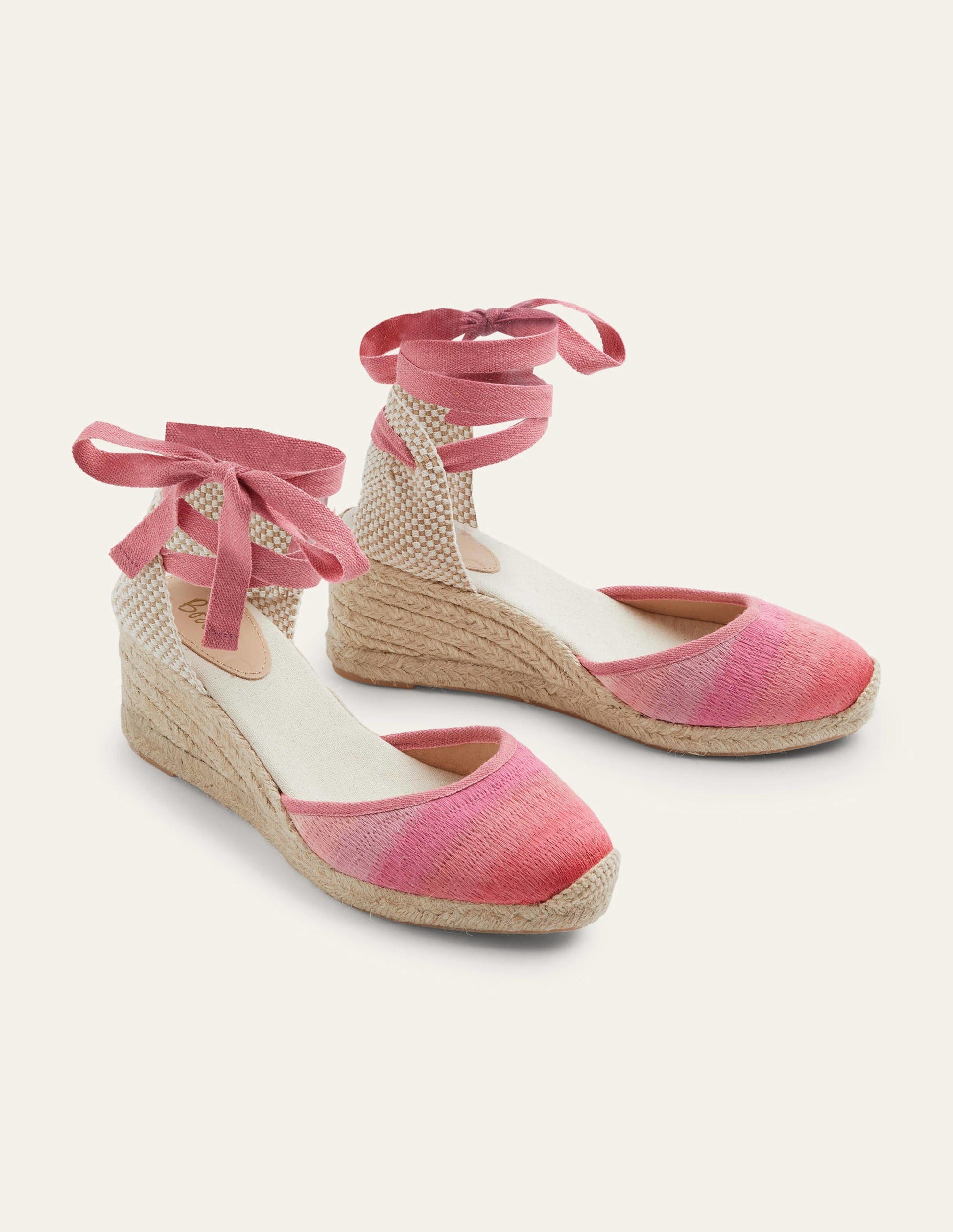 Cassie Espadrilles mit Keilabsatz-Wildrose, Schimmernd-2