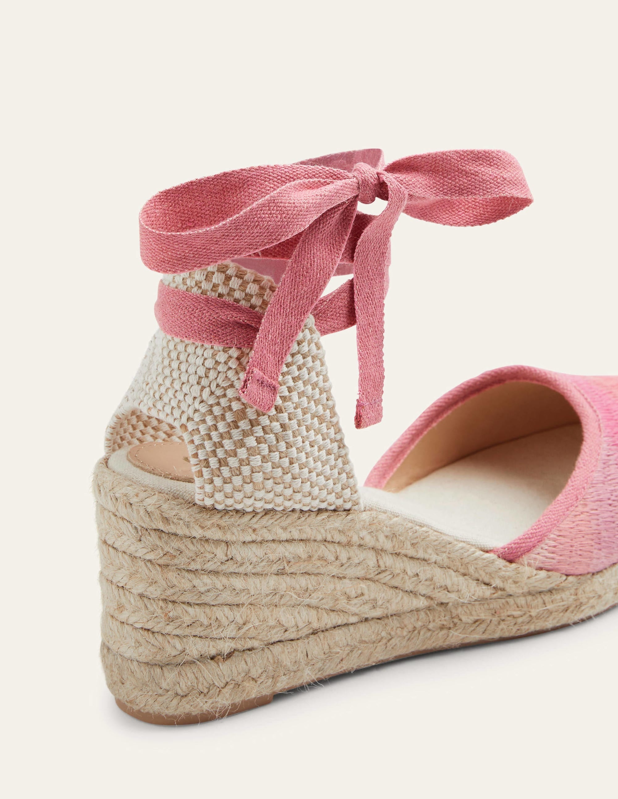 Cassie Espadrilles mit Keilabsatz-Wildrose, Schimmernd - Image 3