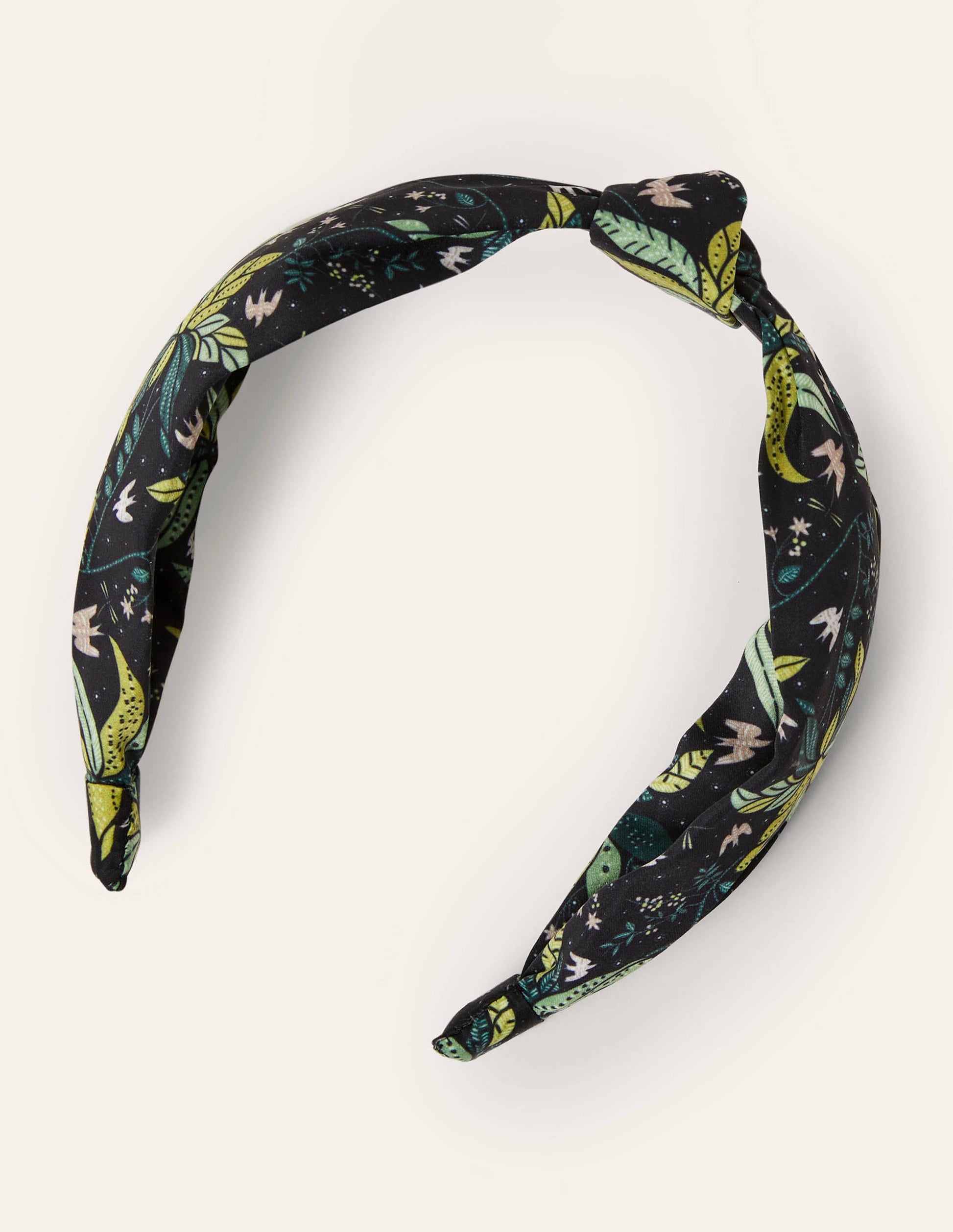 Haarband mit Knoten-Schwarz, Orientalisches Muster-1