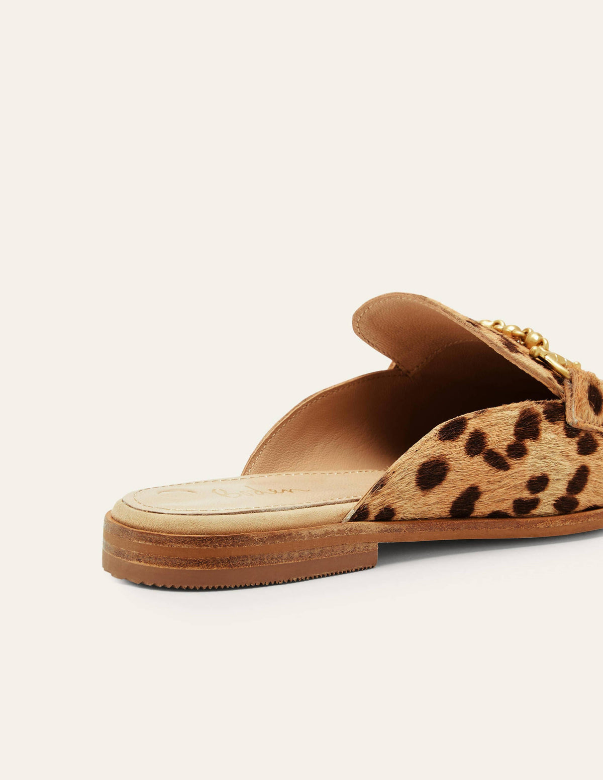 Loafer ohne Ferse mit Trense-Leopardenmuster-3