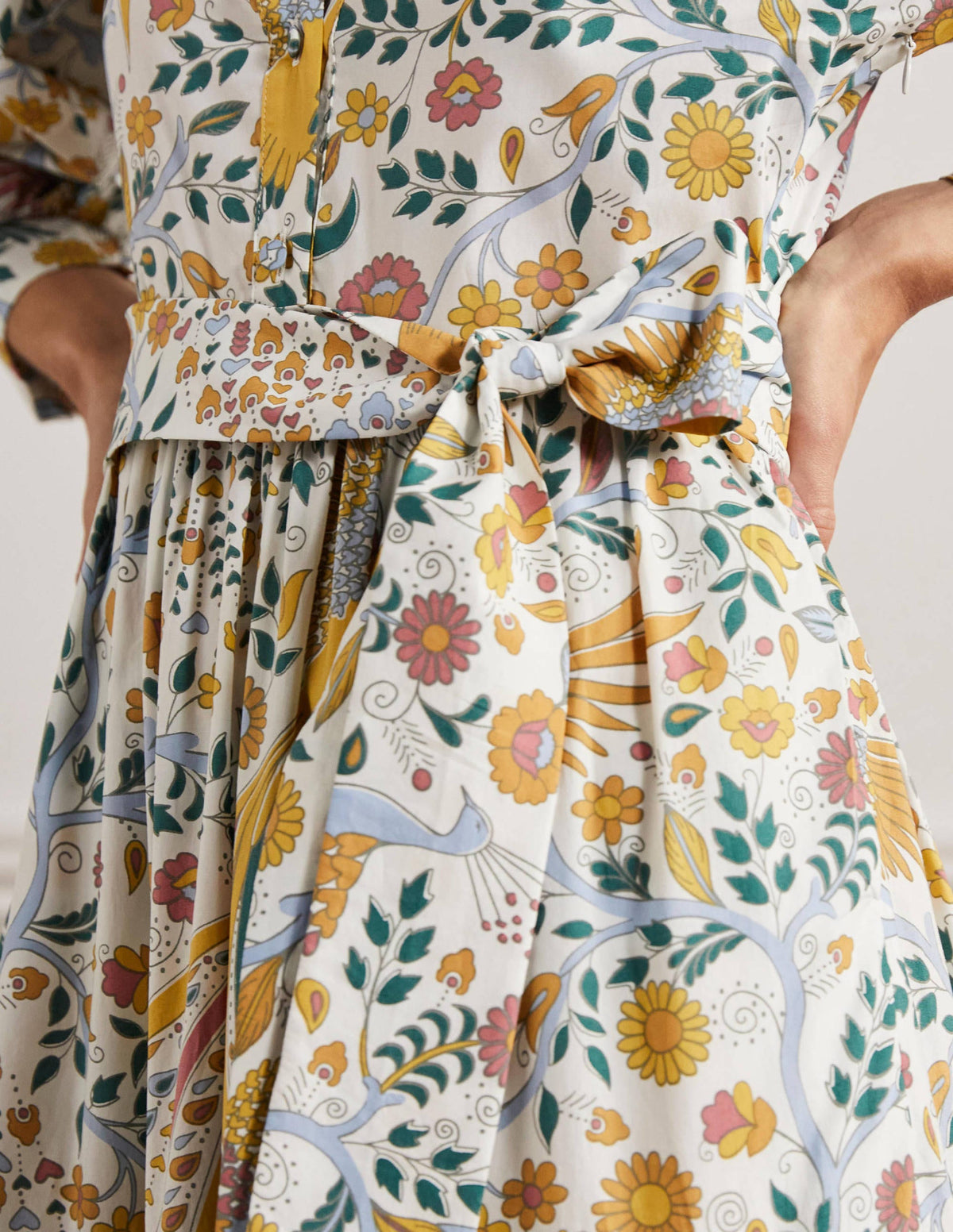 Ava Tiered Maxi Dress-Multi, Enchanting Peacock - Image 2