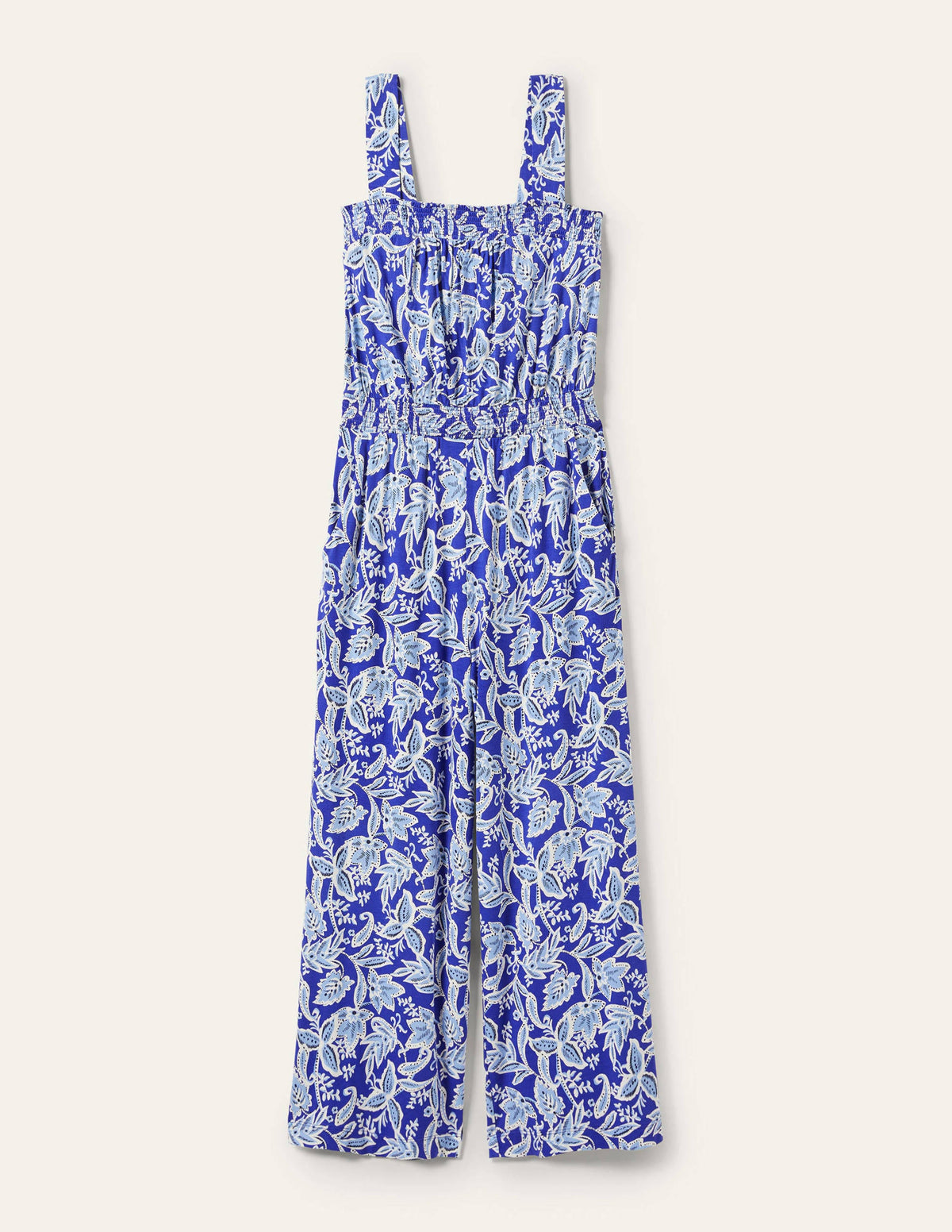 Jersey-Jumpsuit mit Trägern-Atlantischer Ozean, Wildblumen - Image 5