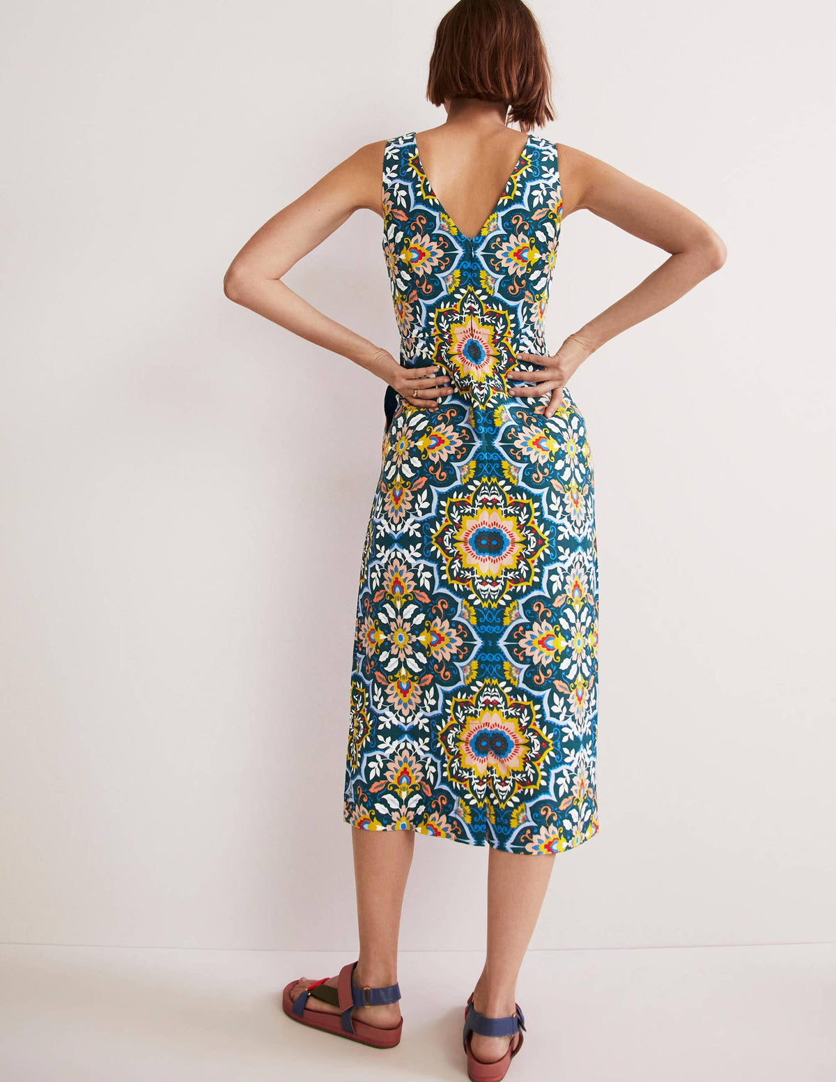 Fiona Säulenkleid-Chesapeake Bay, Bloomsbury-Muster - Image 3