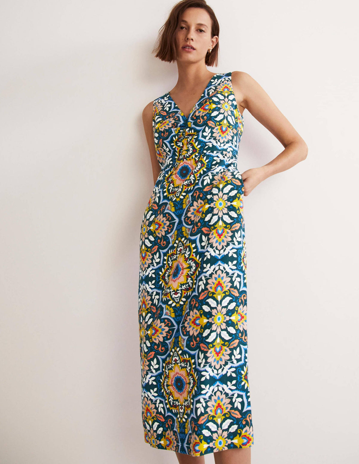 Fiona Säulenkleid-Chesapeake Bay, Bloomsbury-Muster - Image 4