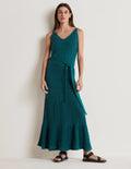 Gestricktes Maxikleid mit Spitze-Chesapeake Bay