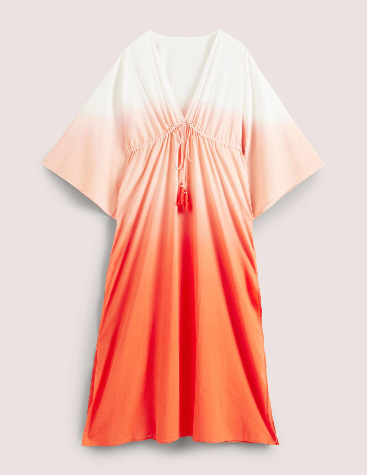 Robe-caftan longue coupe empire-Dip-dye pétard - Image 6
