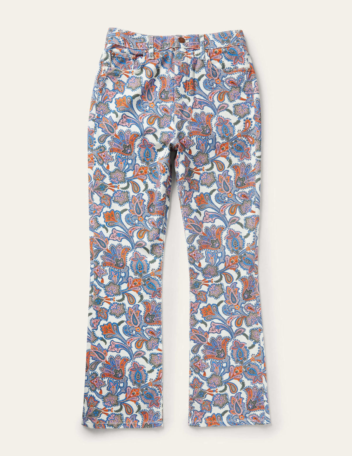 7/8-Jeans mit Schlag-Naturweiß, Paisley-Knospen-6