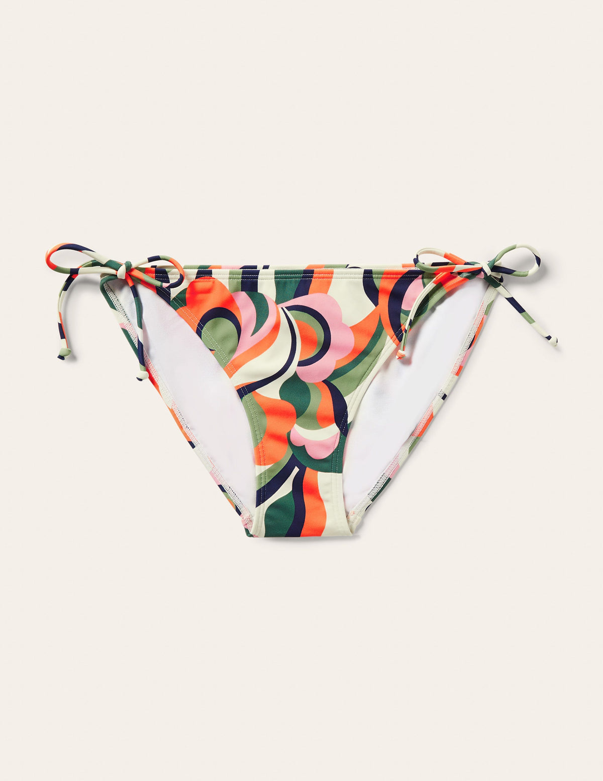 Symi String Bikini Bottoms-Multi, Abstract Swirl - Image 1
