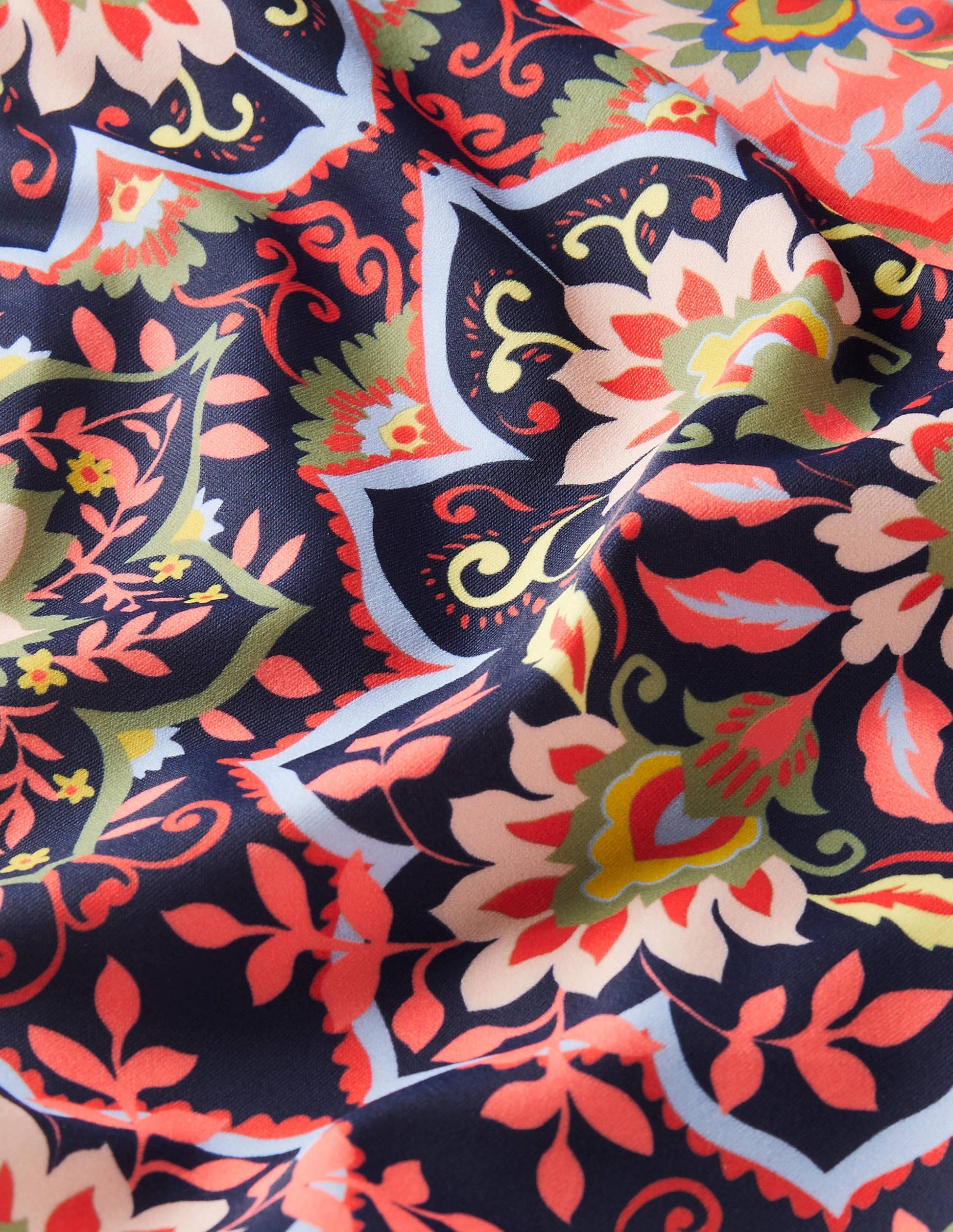Ithaca Bikinihose mit Einsatz-Navy, Chintz-Blumen-5