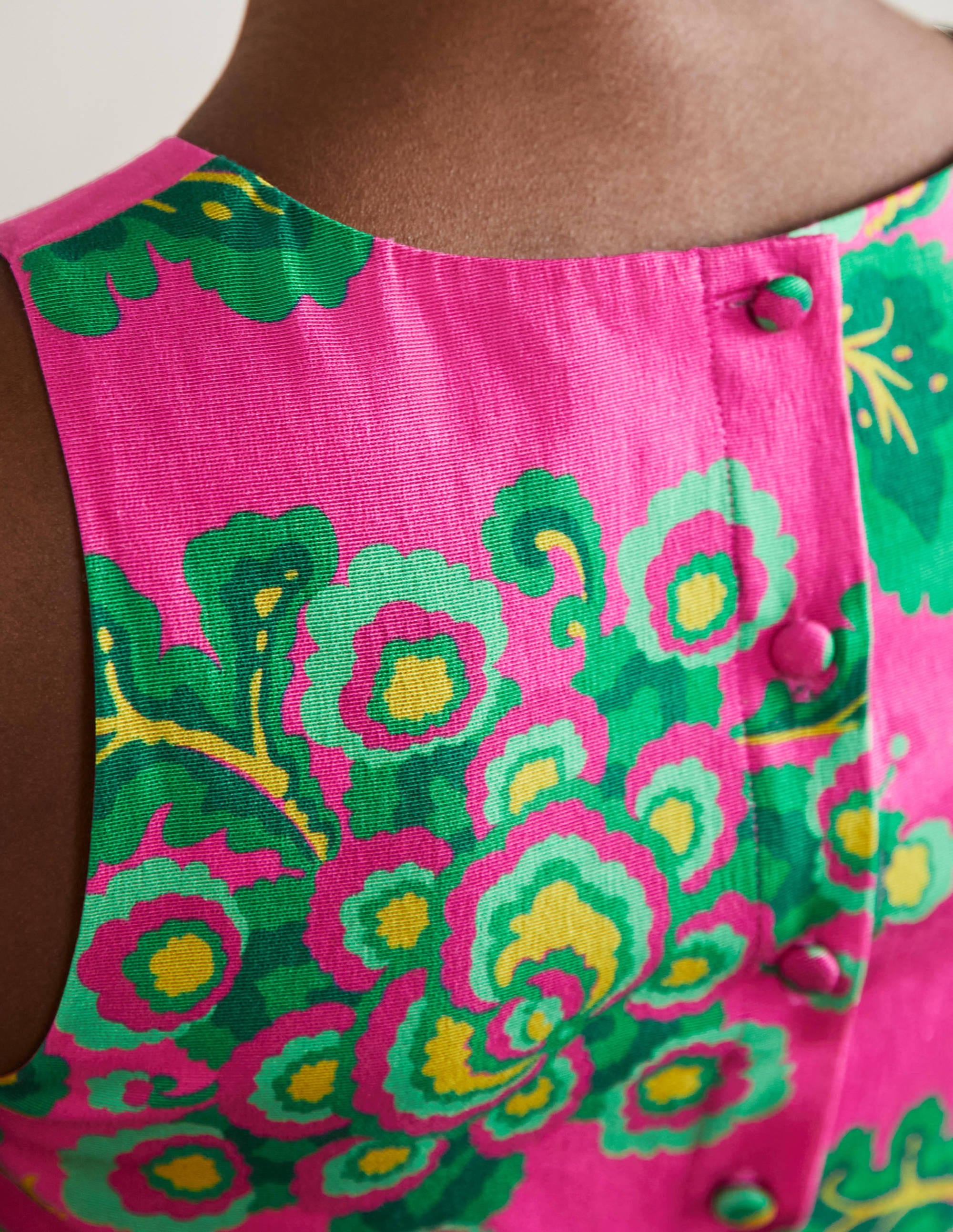 Scarlett Kurzes Oberteil-Pink, Wildblumen - Image 2