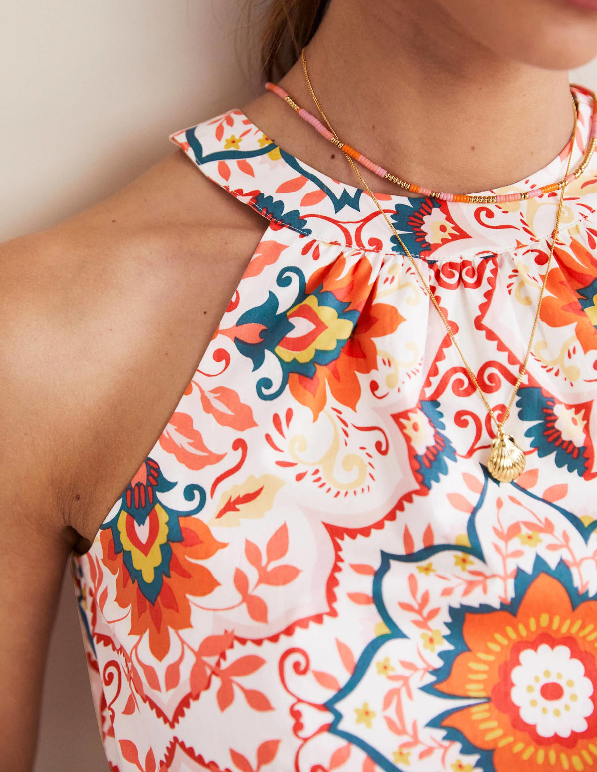 Top dos nu Jessica coordonné-Multi, motif Bloomsbury-2