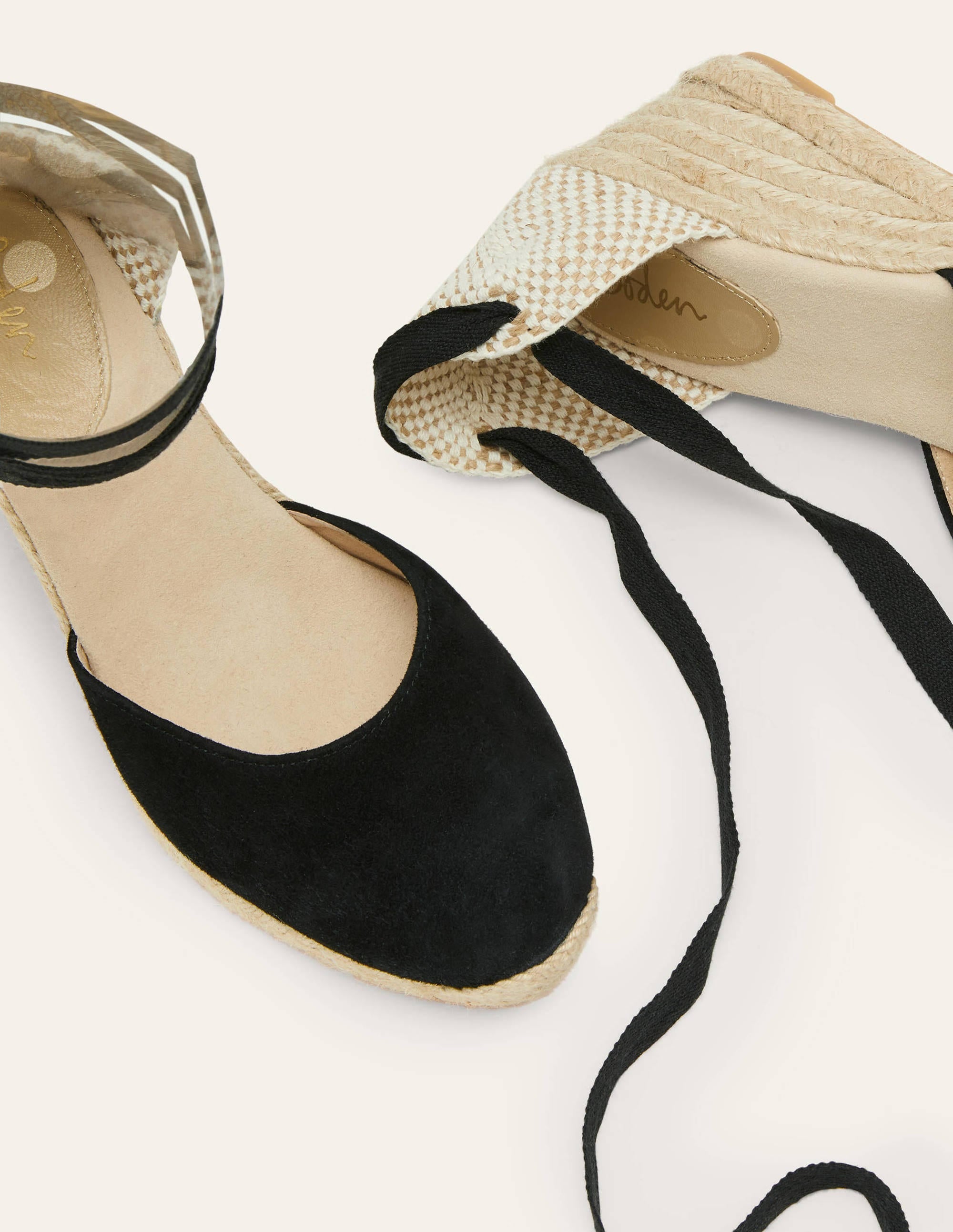 Cassie Espadrilles mit Keilabsatz-Schwarz - Image 1