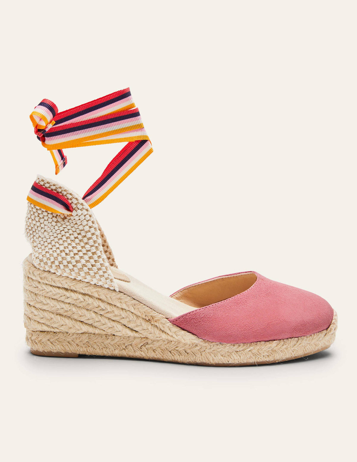 Cassie Espadrilles mit Keilabsatz-Azalee/Bunt, Gestreiftes Band - Image 2