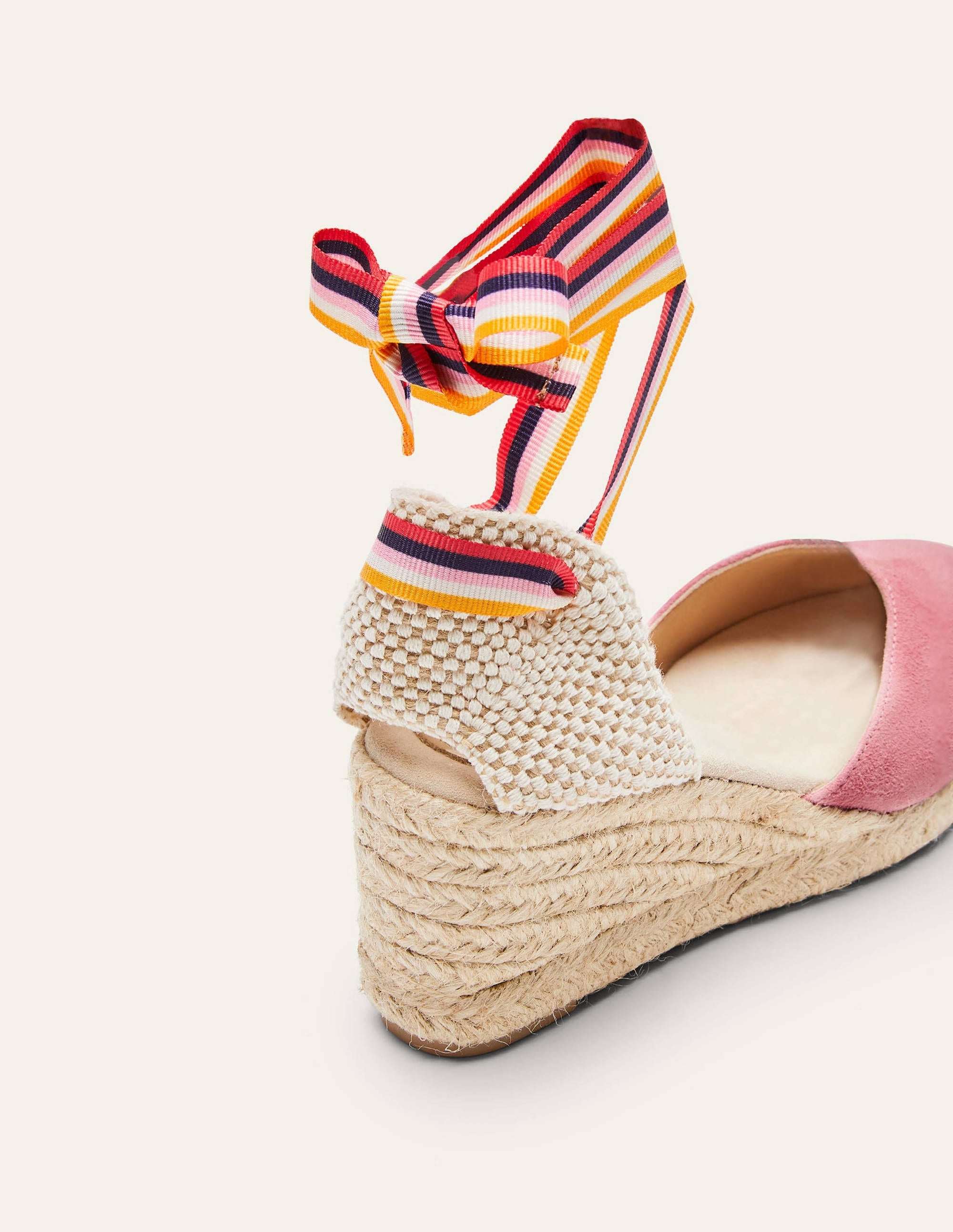 Cassie Espadrilles mit Keilabsatz-Azalee/Bunt, Gestreiftes Band - Image 4