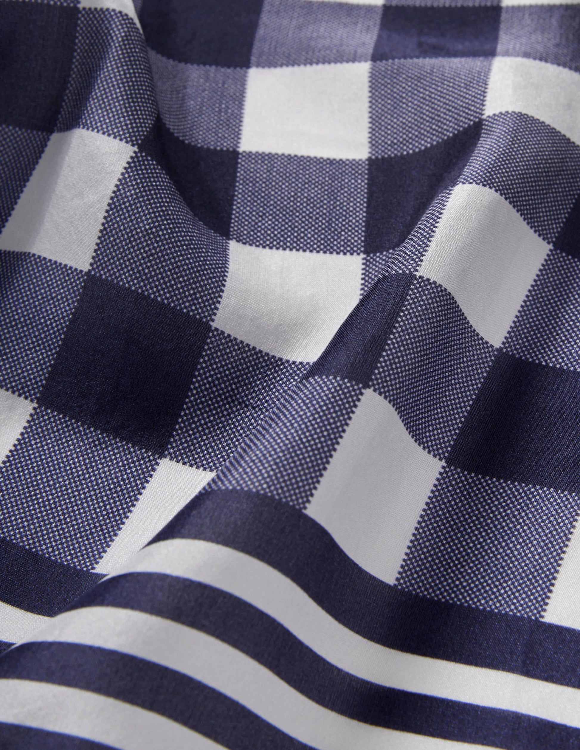 Seidenhalstuch-Navy, Vichykaros-2