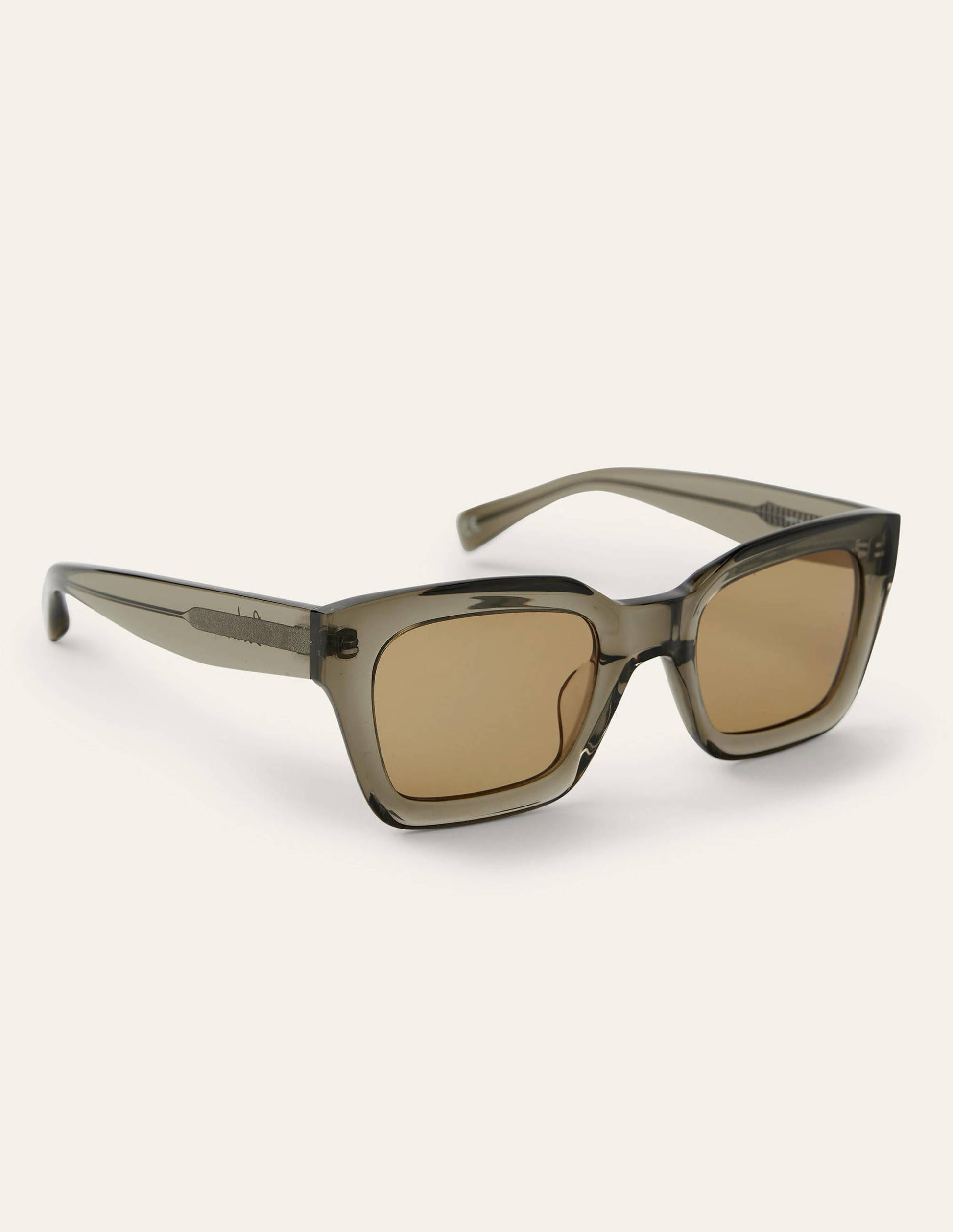 Sonnenbrille mit breitem Gestell-Erlengrün-1