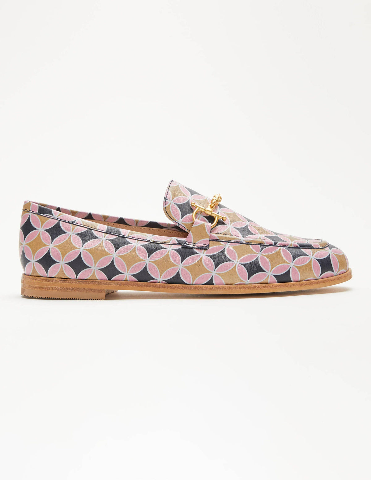 Loafer aus Leder mit Trensen-Kamelbraun, Spiro-Muster - Image 2