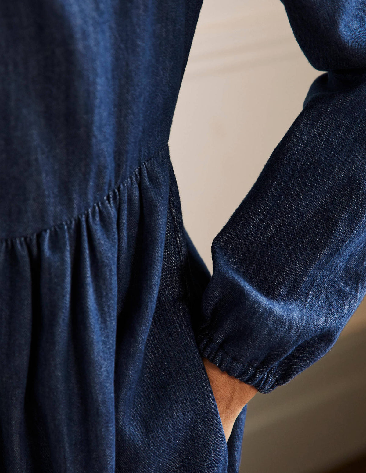 Mini robe-chemise en jean-Denim - Image 2
