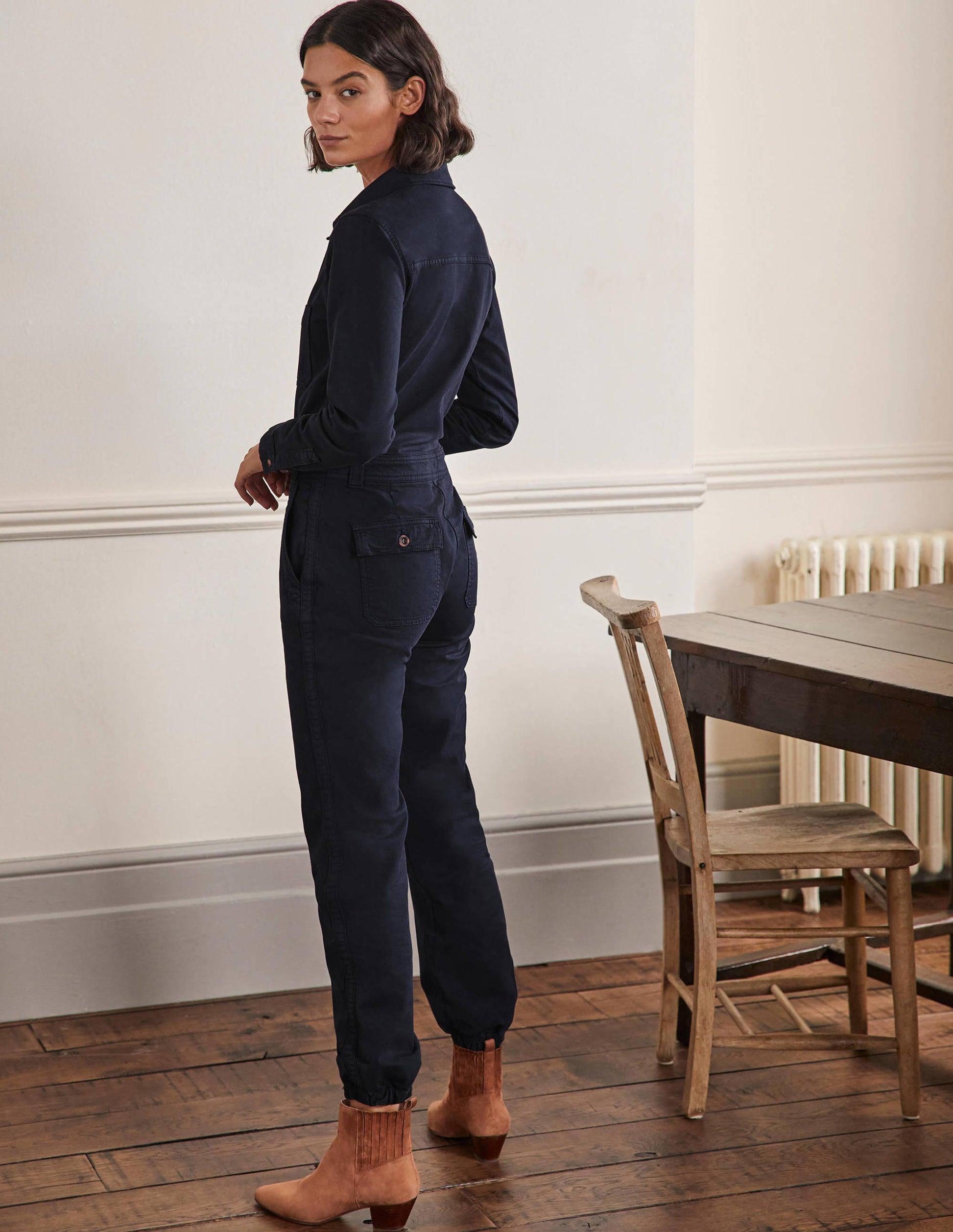 Carly Baumwoll-Jumpsuit-Marineblau-3