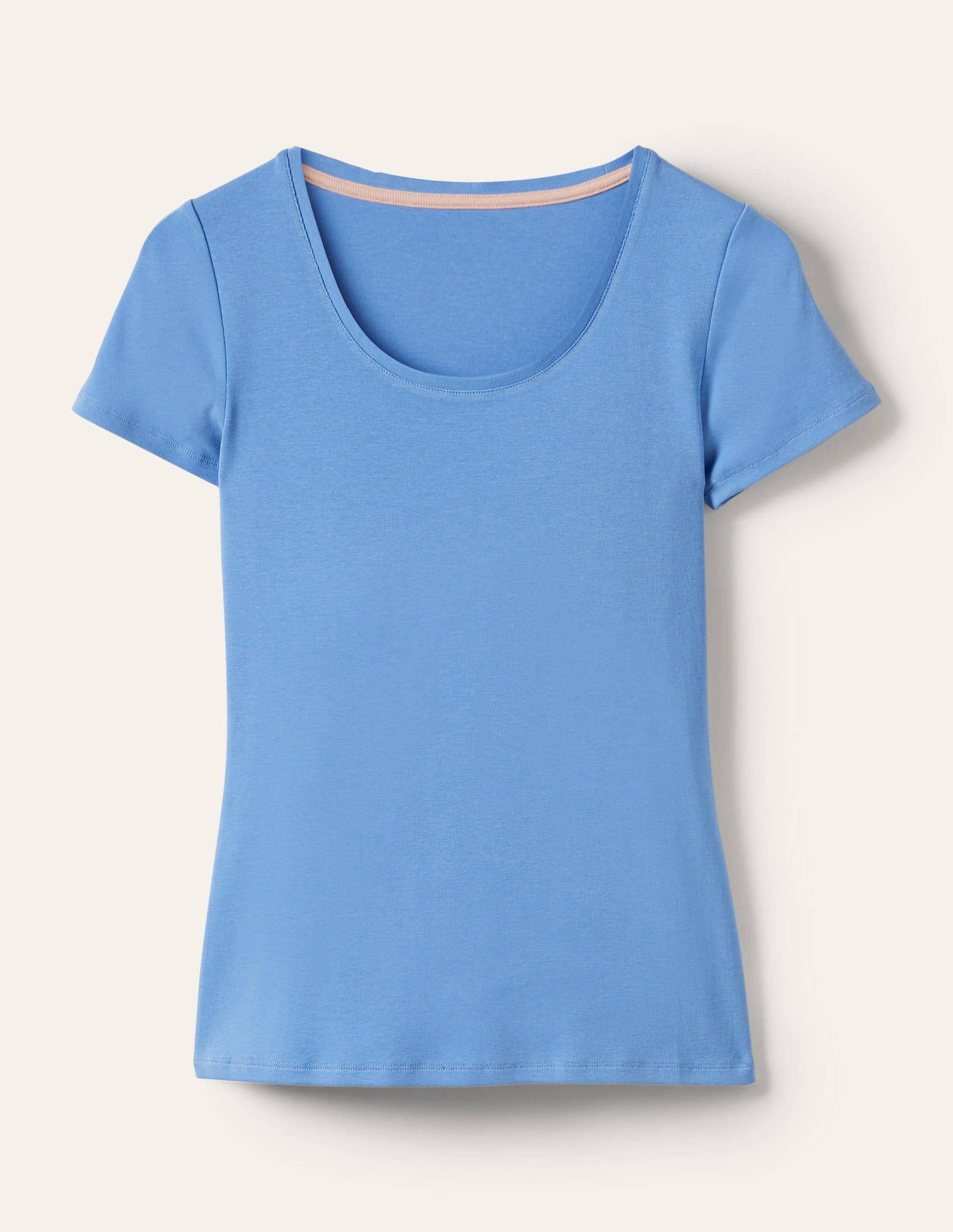 Kurzärmeliges Basic-T-Shirt-Traube/Hyazinthe-5
