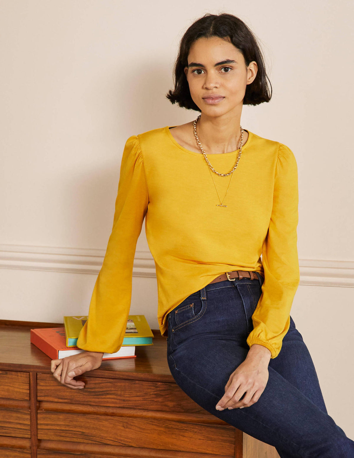 Supersoft Long Sleeve Top-Honeycomb - Image 5