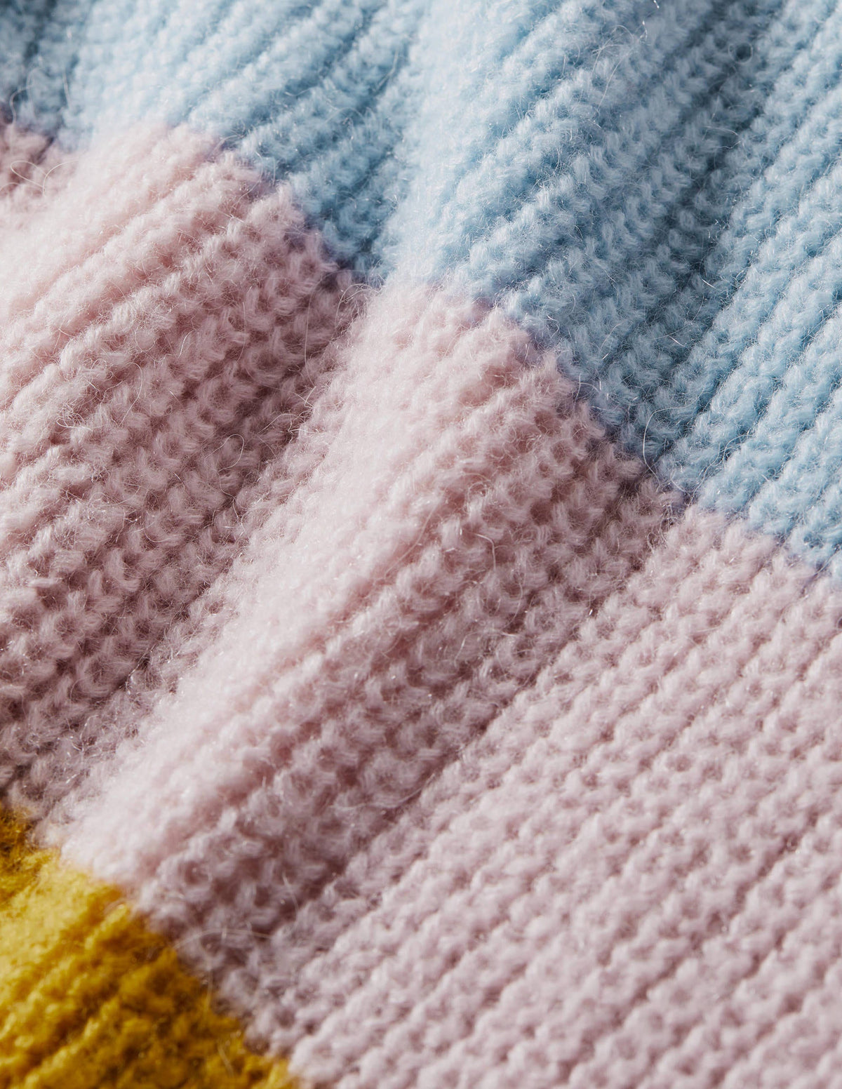 Flauschiger Pullover mit gerafften Blousonärmeln-Flauschiger Regenbogen, Bunt Gestreift - Image 6