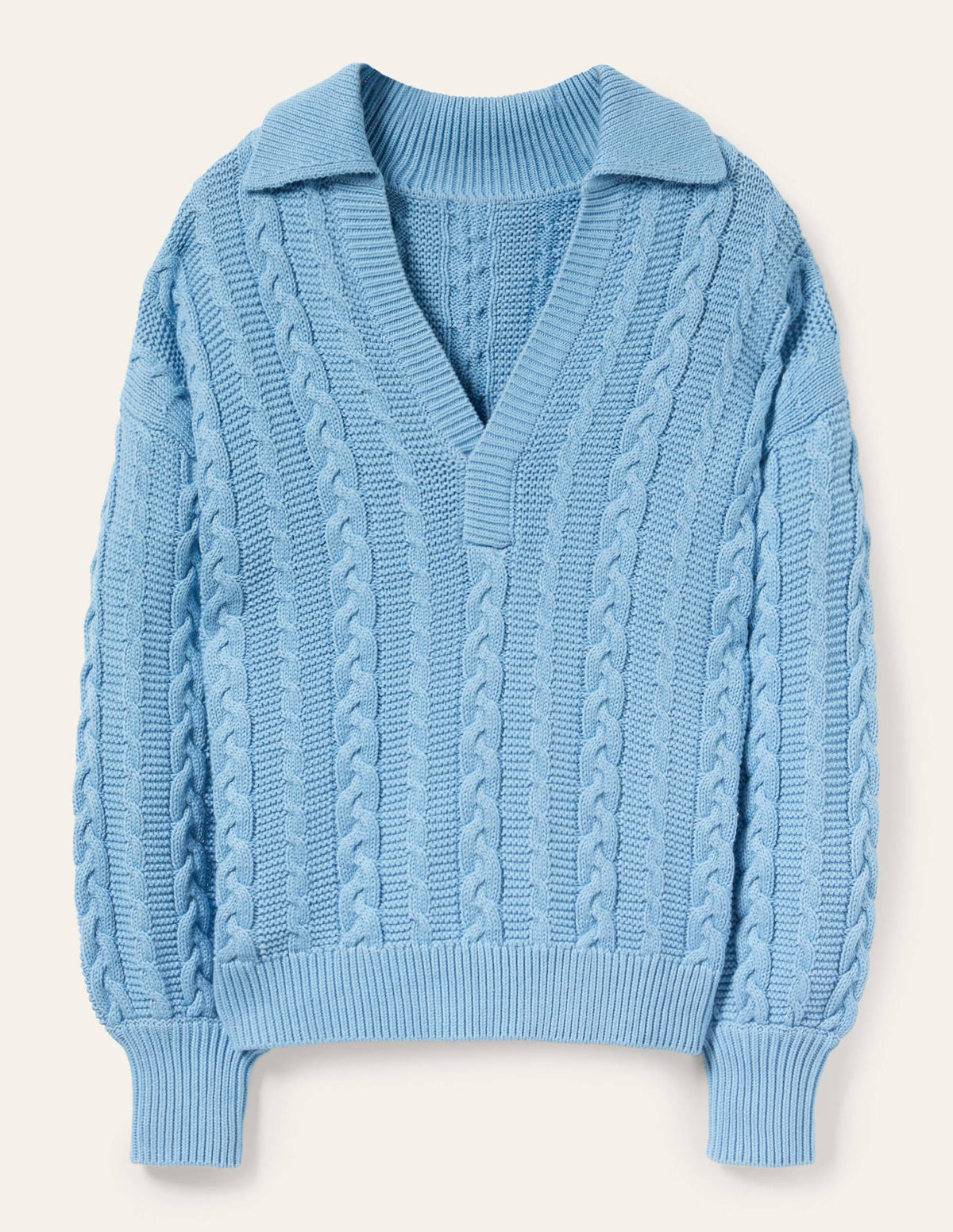 Henley-Pullover mit Zopfstrickmuster-Traube/Hyazinthe-6