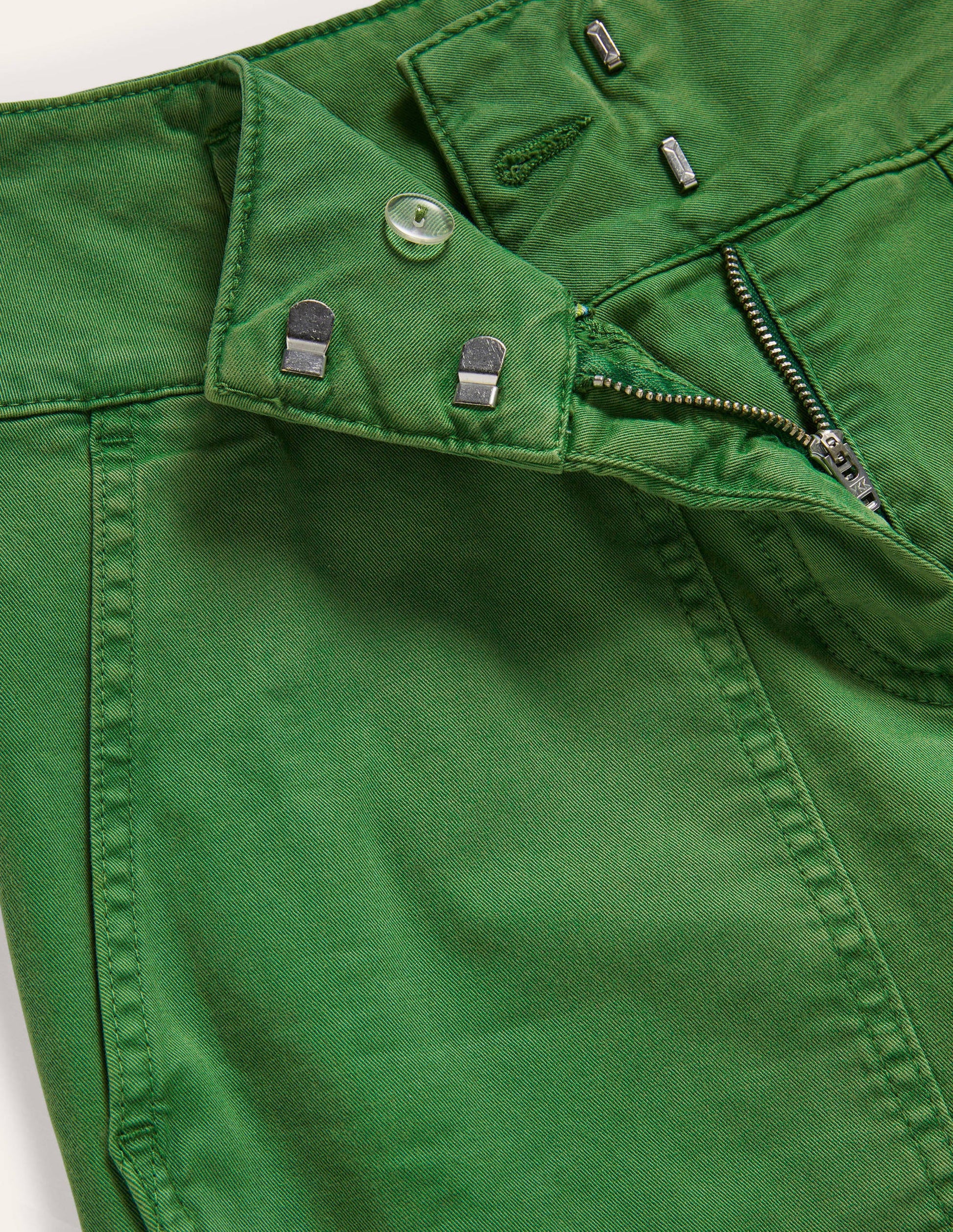 Belted Chino Trousers-Sprout Green-6