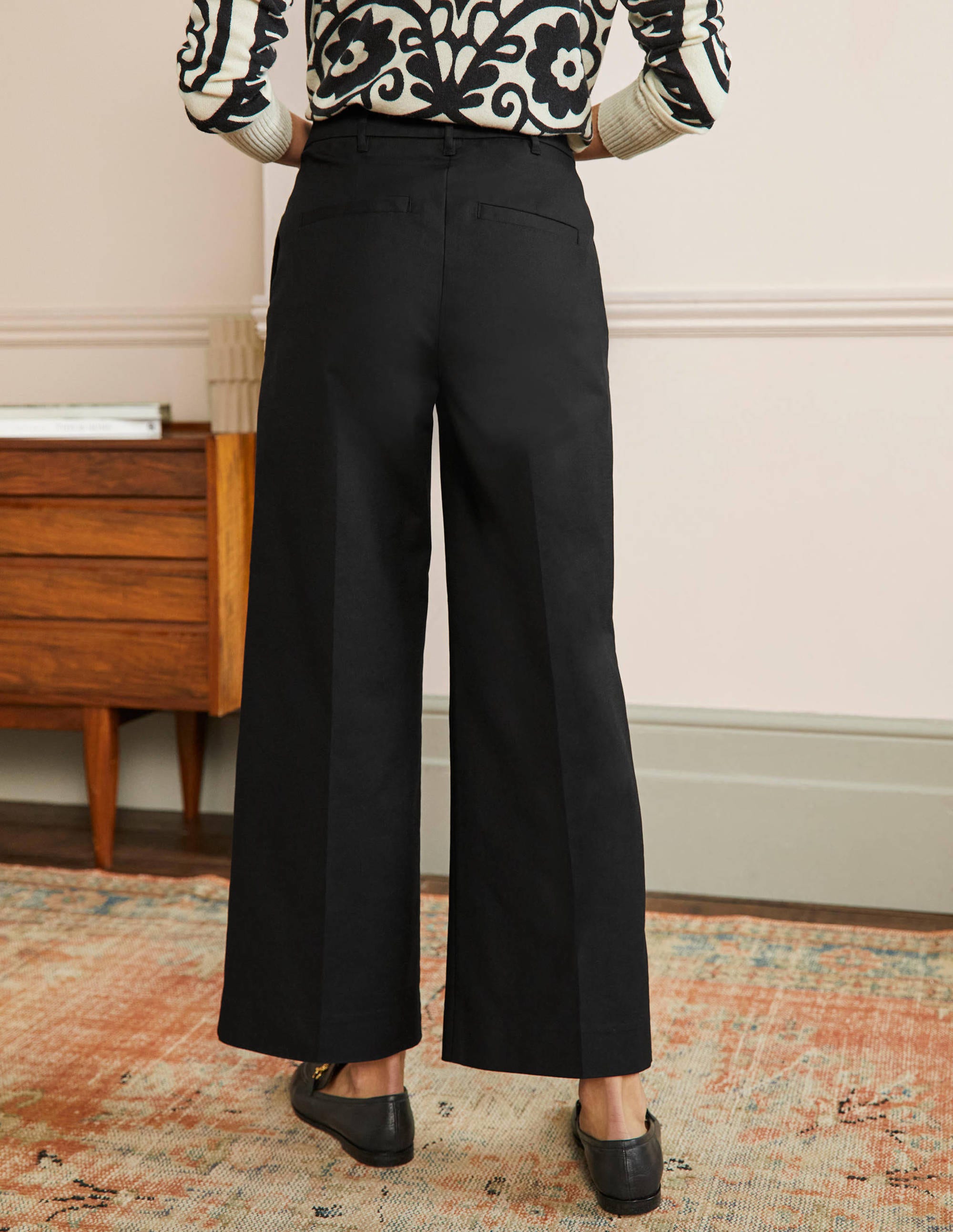 Pantalon Richmond taille haute-Noir - Image 3