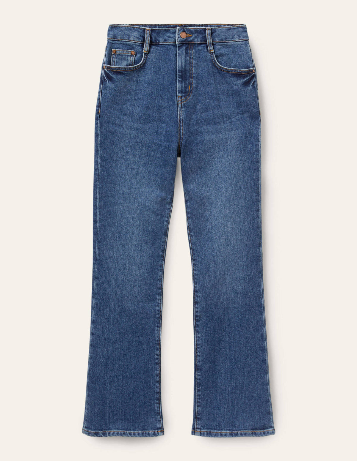 7/8-Jeans mit Schlag-Mittleres Vintageblau - Image 6