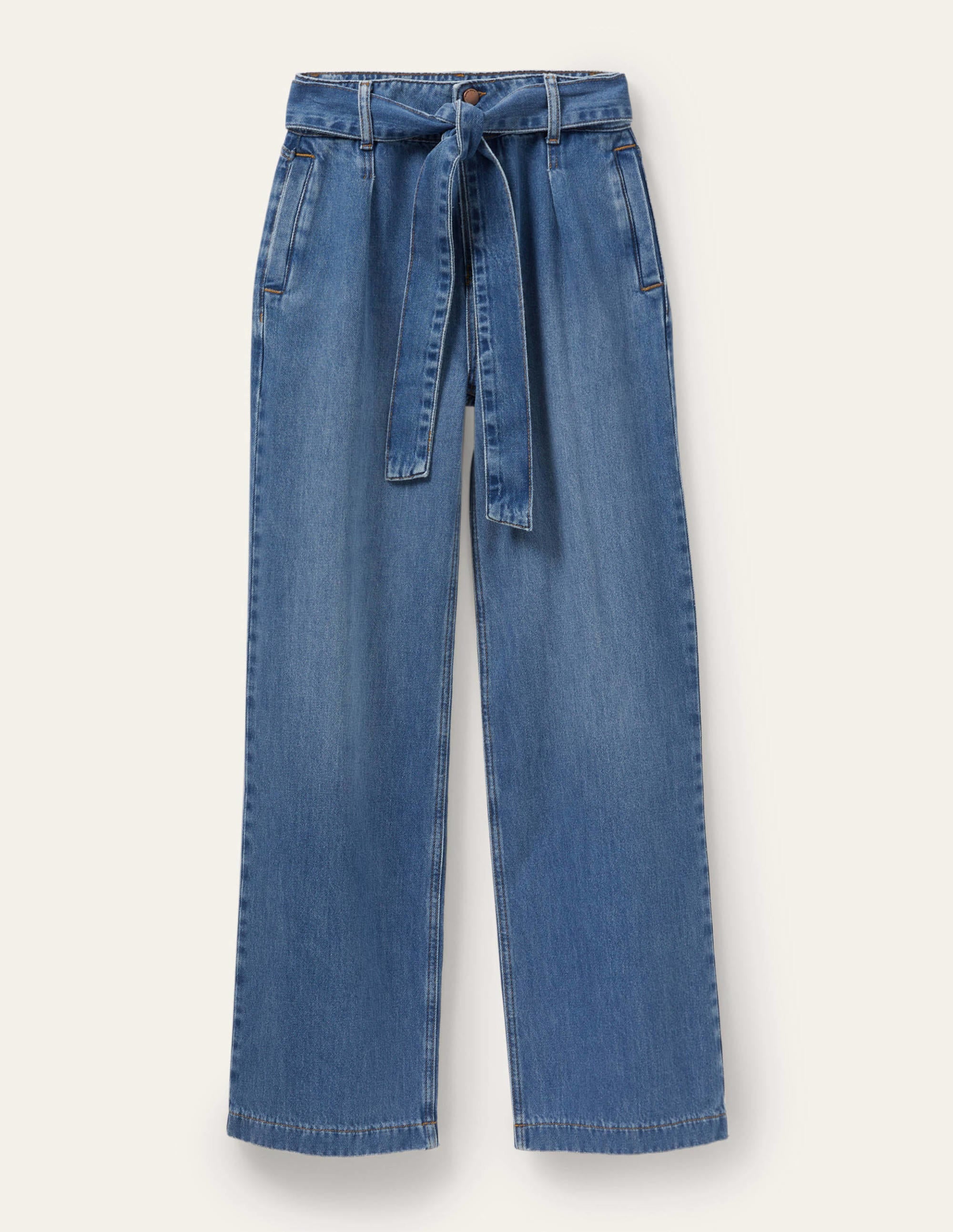 Gemütliche Jeans mit weitem Bein-Helles Vintageblau - Image 6