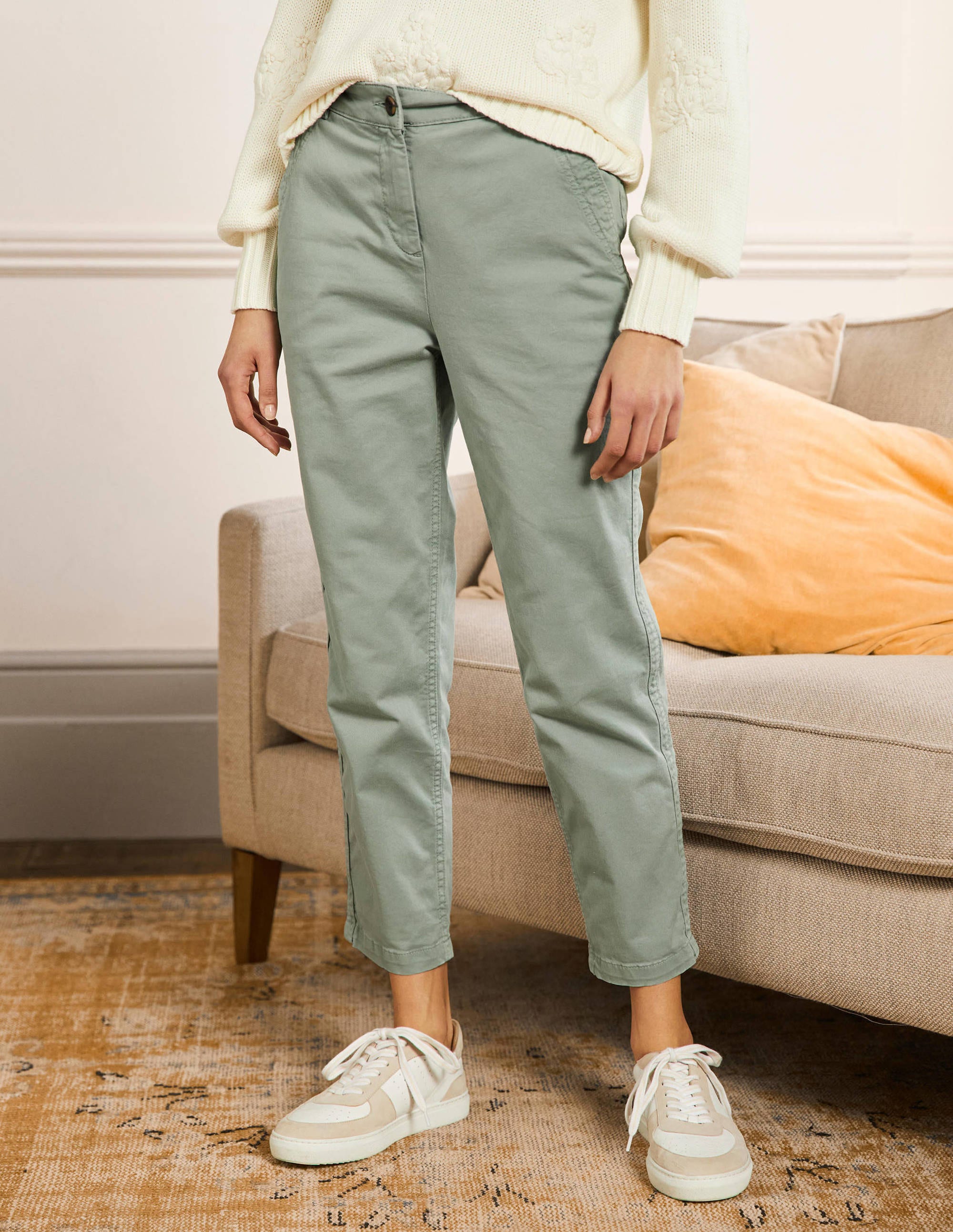 Classic Chino Trousers-Iceberg Green - Image 4