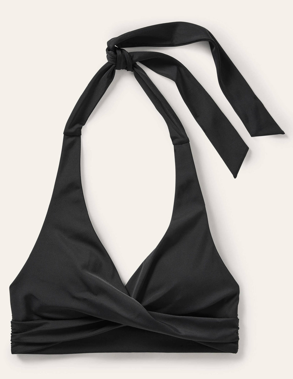 Levanzo Halter Bikini Top-Black - Image 8