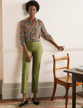 Pantalon 7/8 Richmond-Vert petit pois