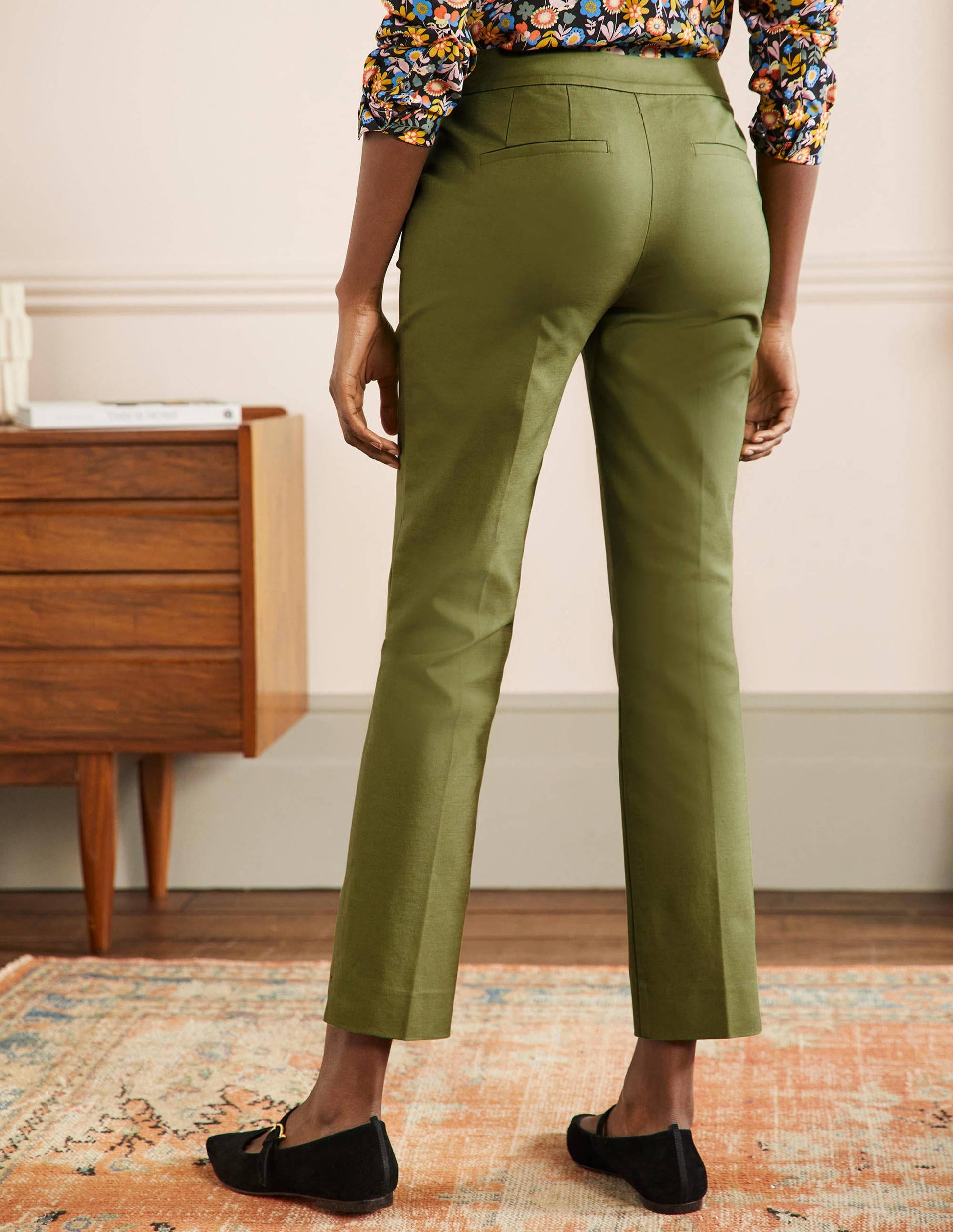 Pantalon 7/8 Richmond-Vert petit pois-3