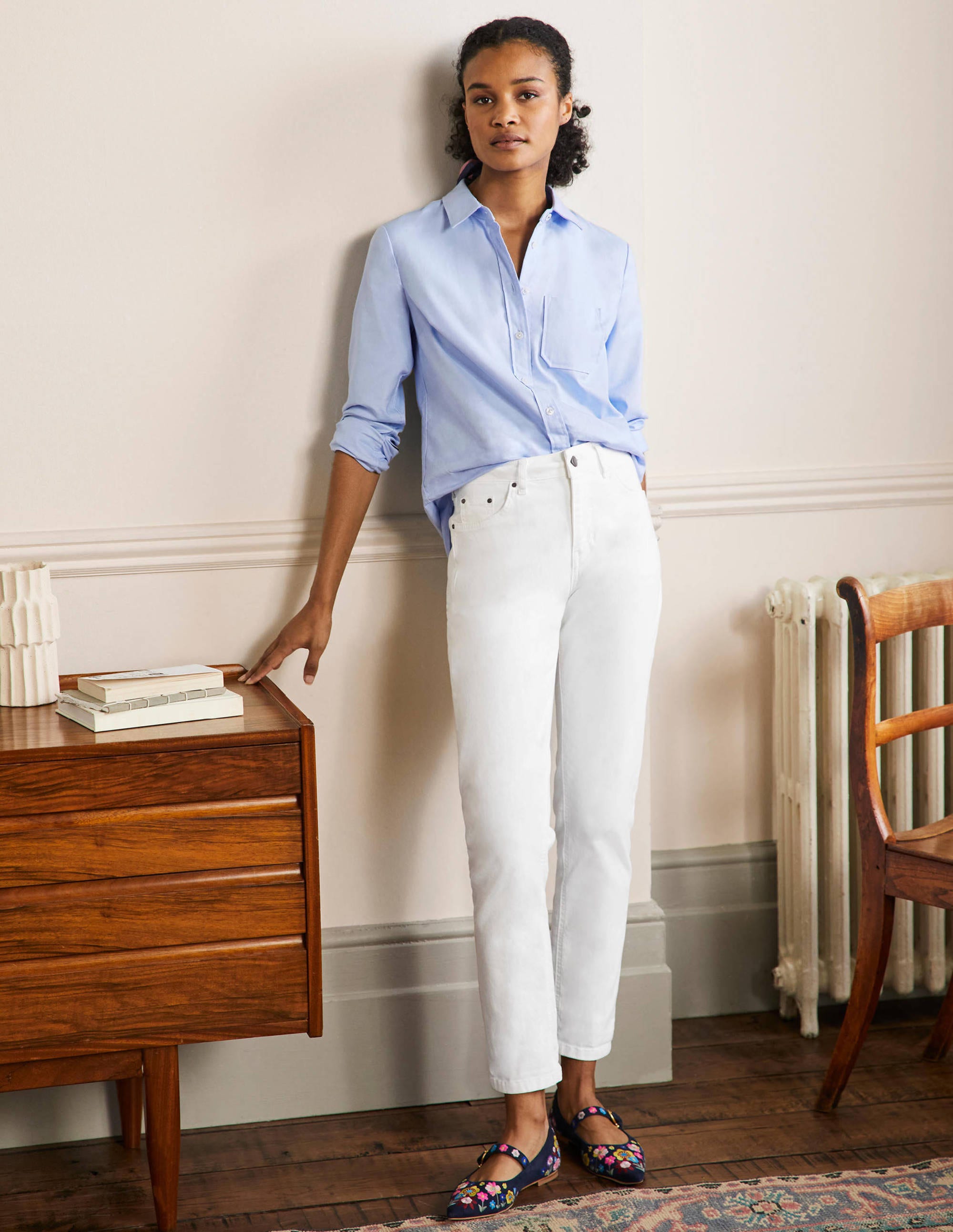 Röhrenjeans-Weiß - Image 1