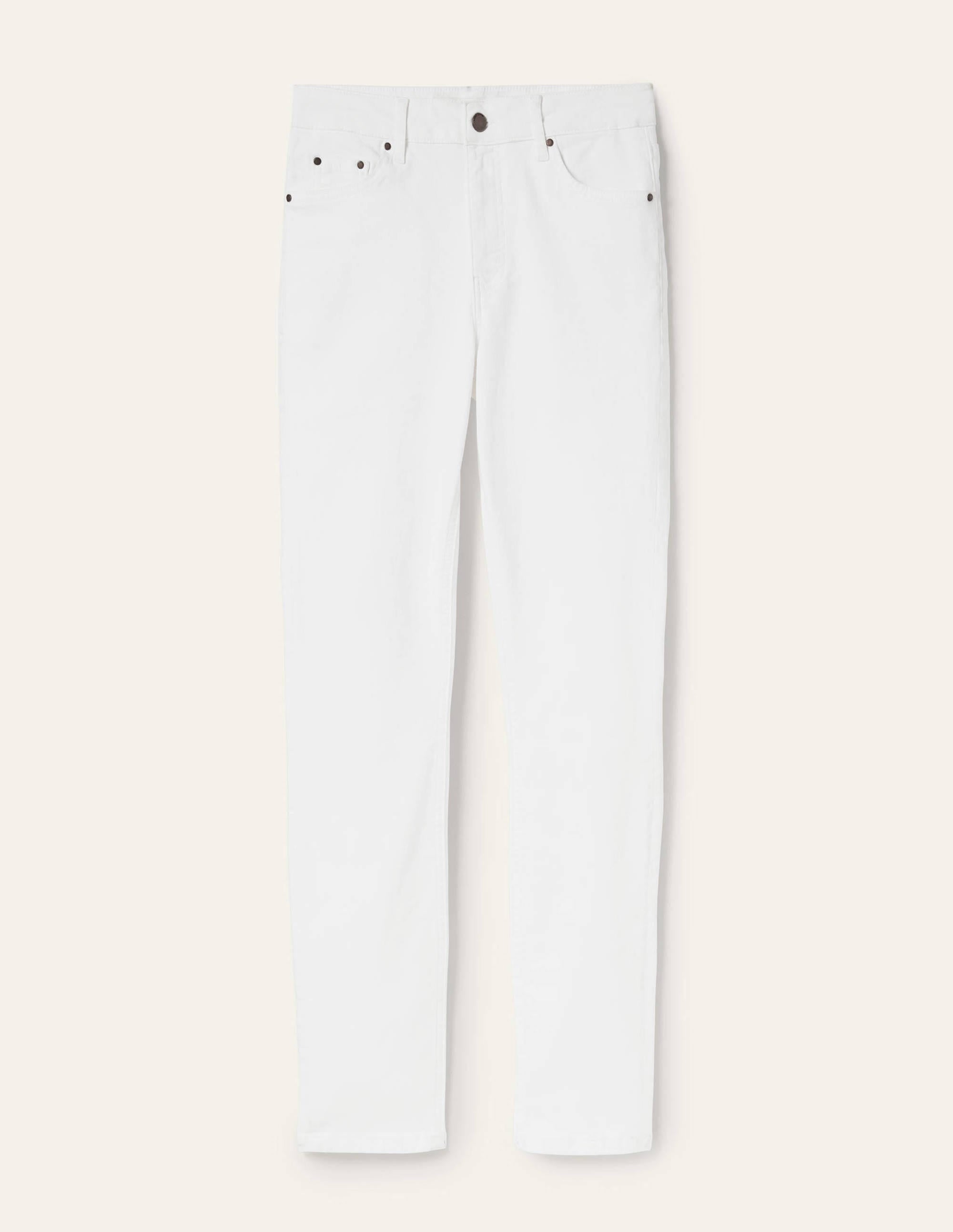 Schmale Jeans mit geradem Bein-Weiß - Image 11