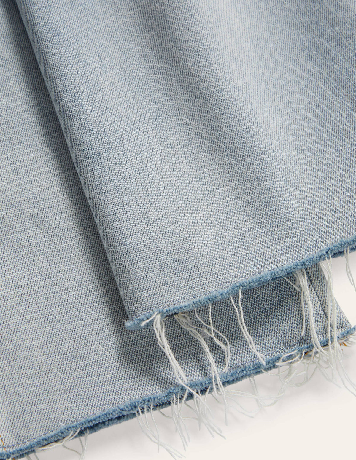 Lockere Jeans mit geradem Bein-Helles Vintageblau, Schimmernd-6