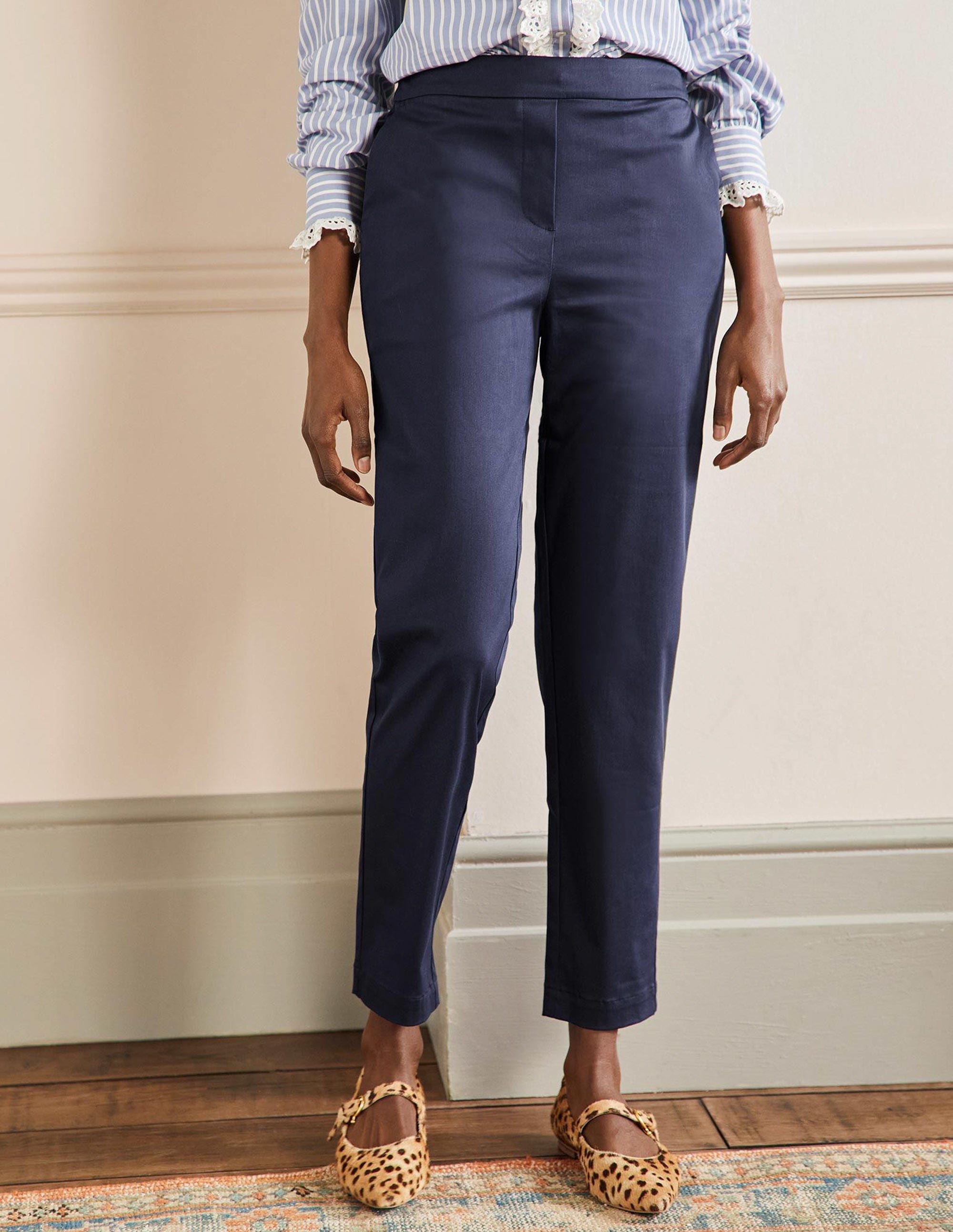 Pantalon à enfiler-Bleu marine - Image 4