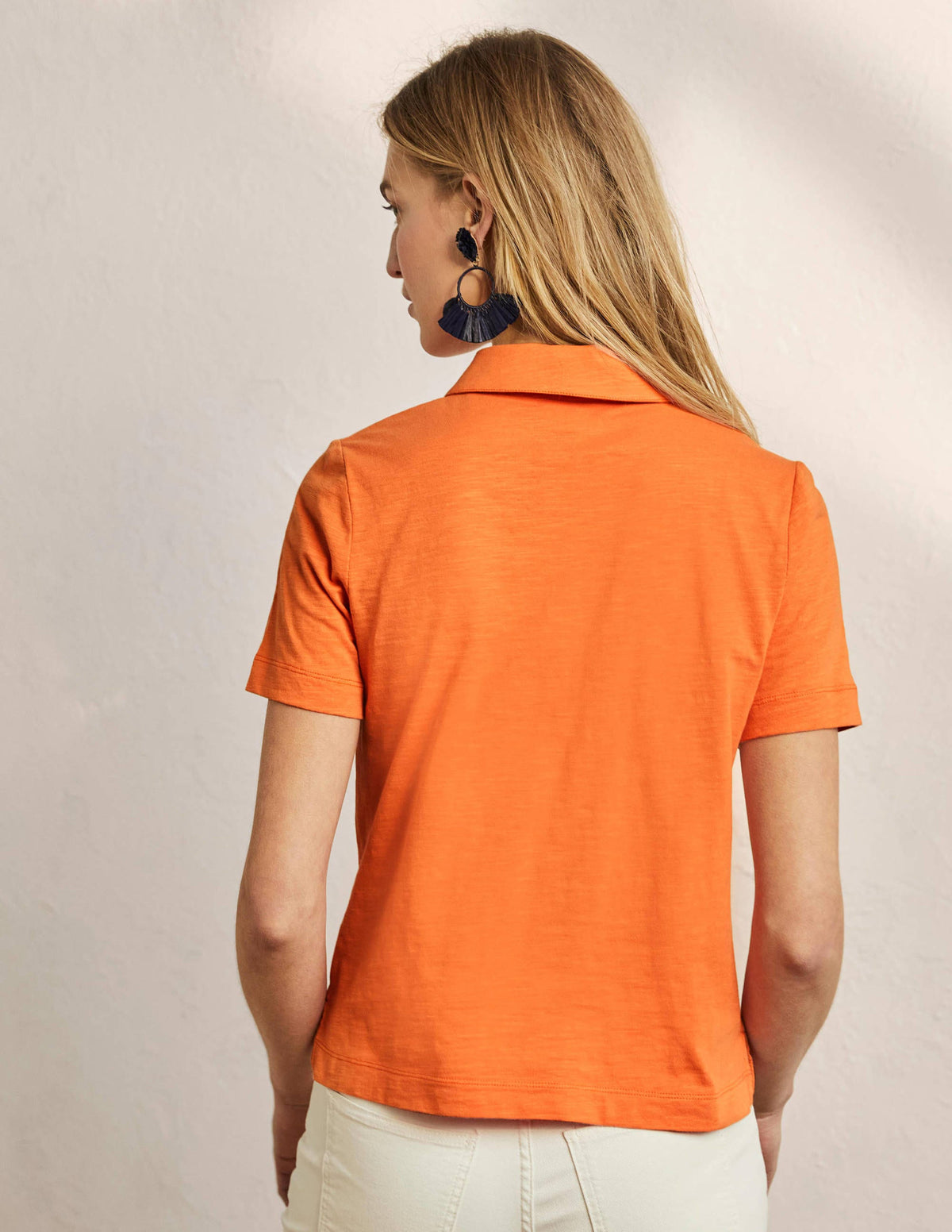 Polo en coton-Orange ancien - Image 3
