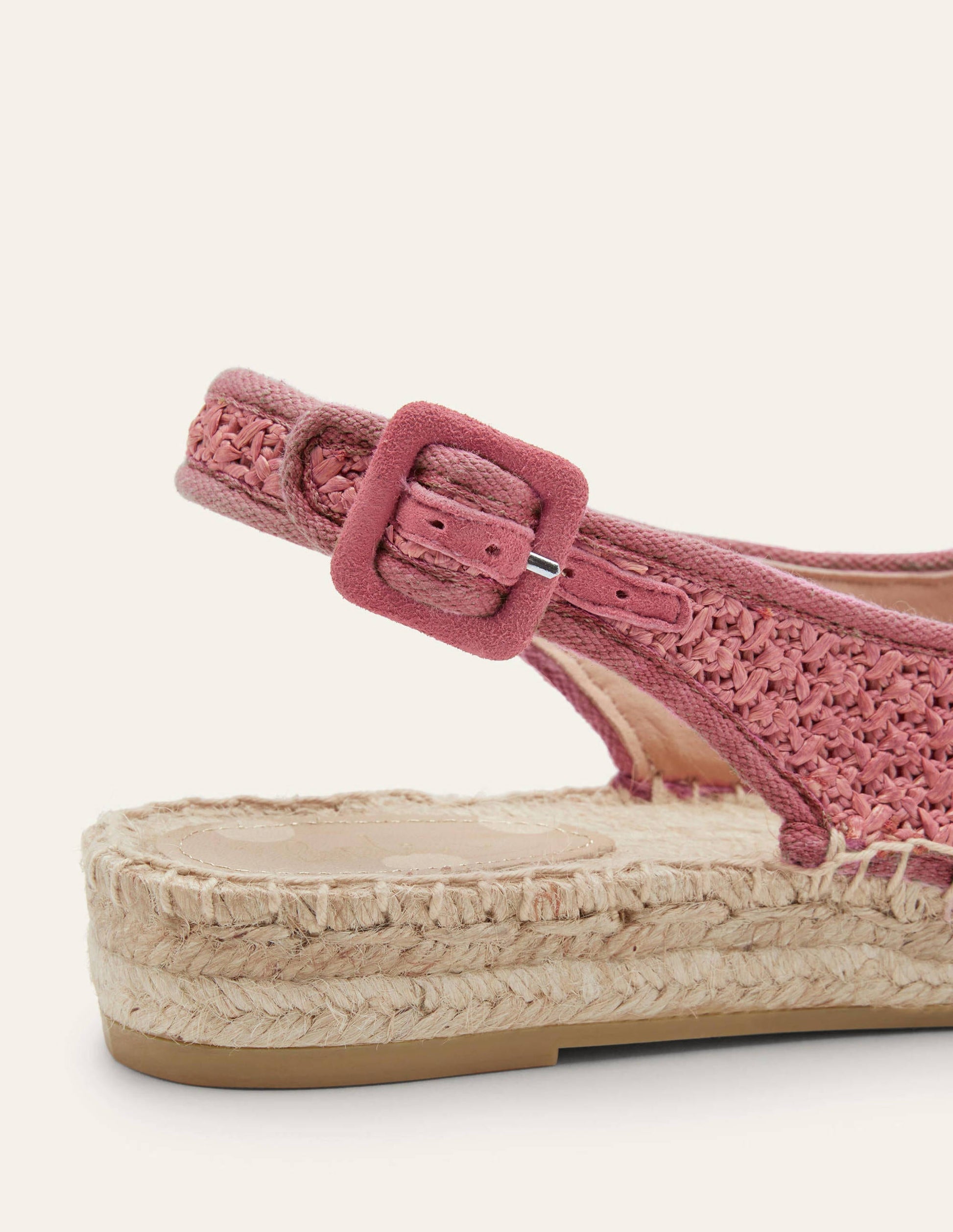 Espadrille-Riemchensandalen-Gewebt, Staubrot-2