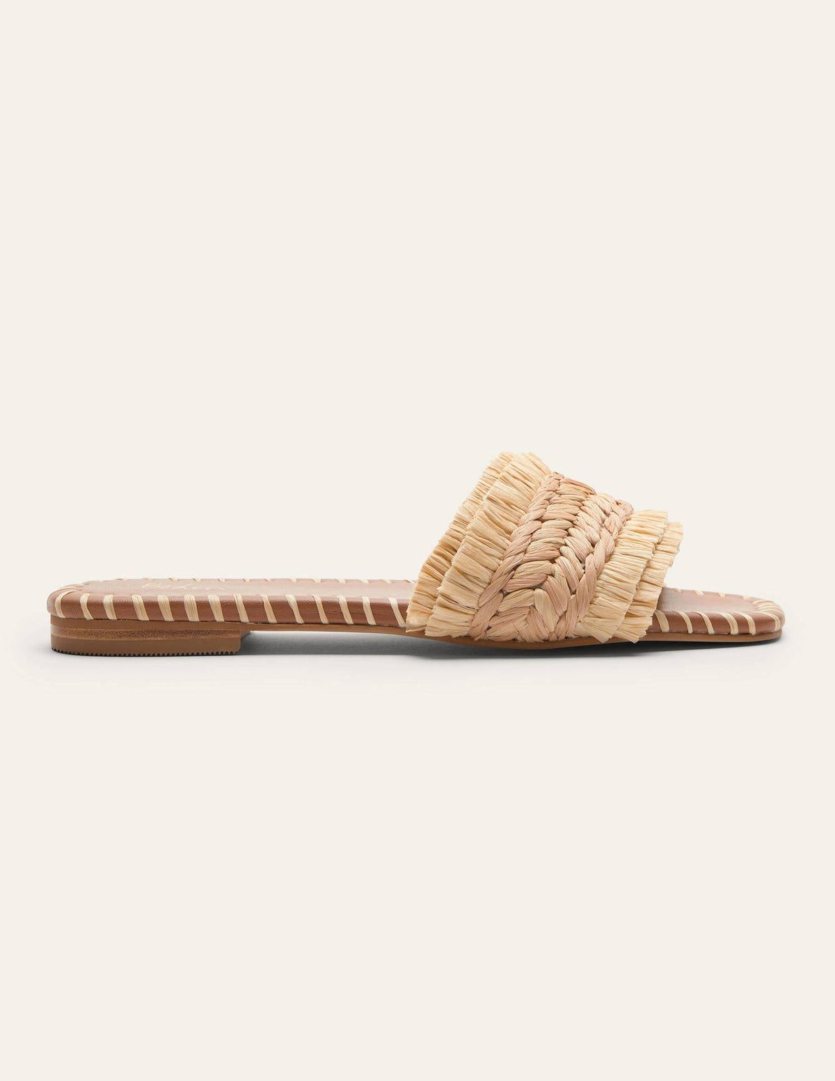 Flache Bastsandalen-Neutral - Image 2