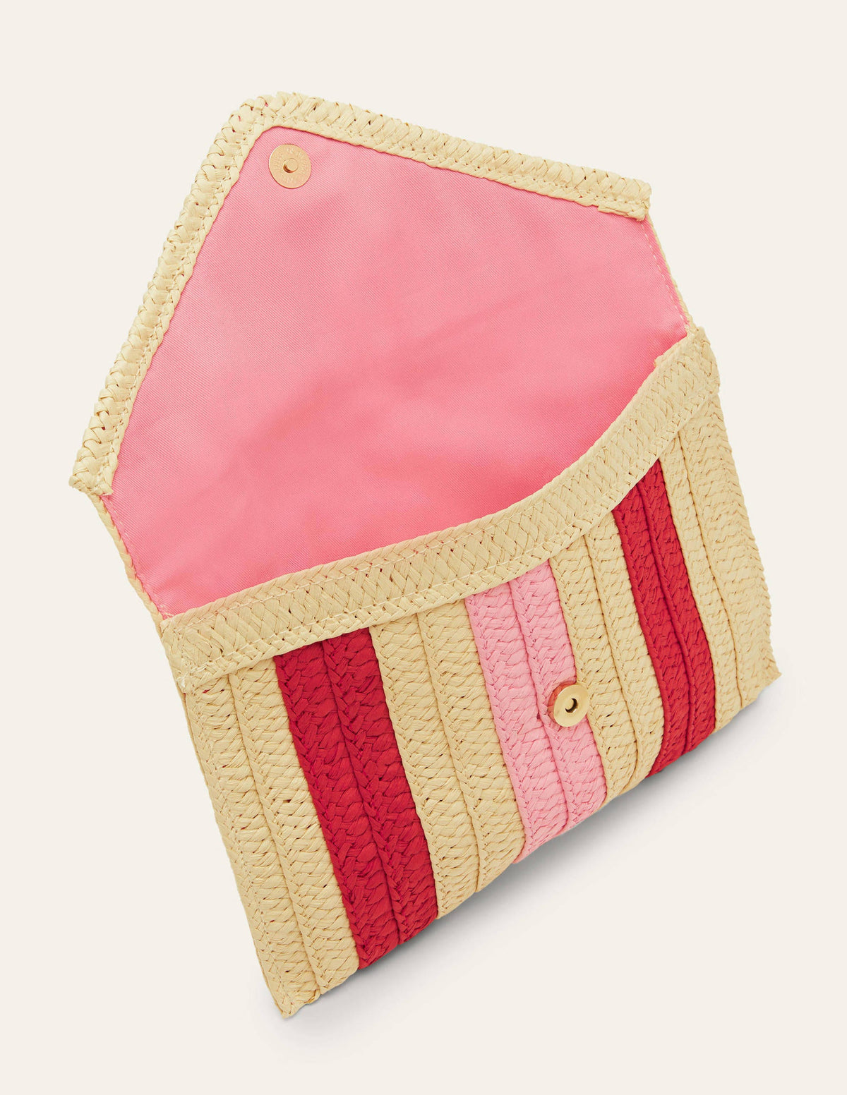 Gestreifte Envelope-Clutch-Bunt, Gestreift - Image 4